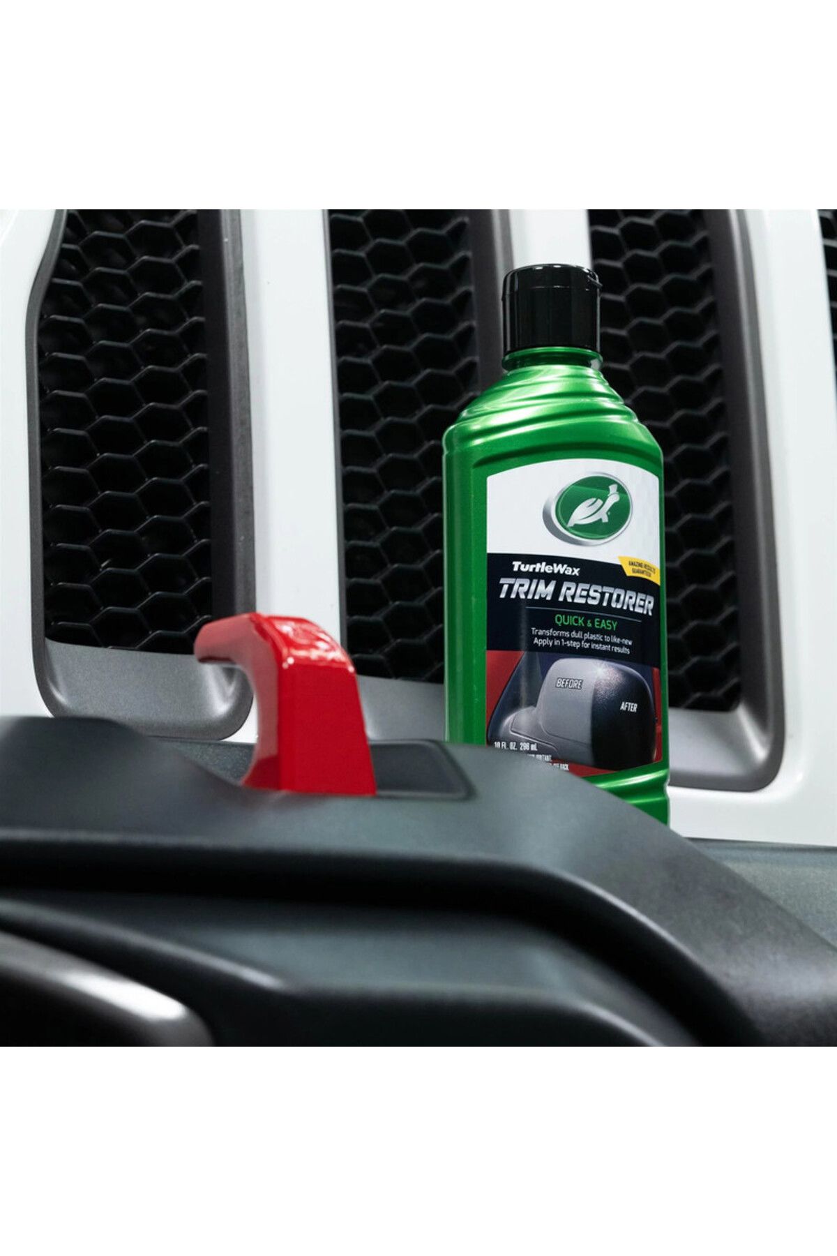 Turtle Wax-Car Trim Restorer 296ml, Age-Reversing Technology, Shines Dull Plastic Like New - Turtle Wax 3