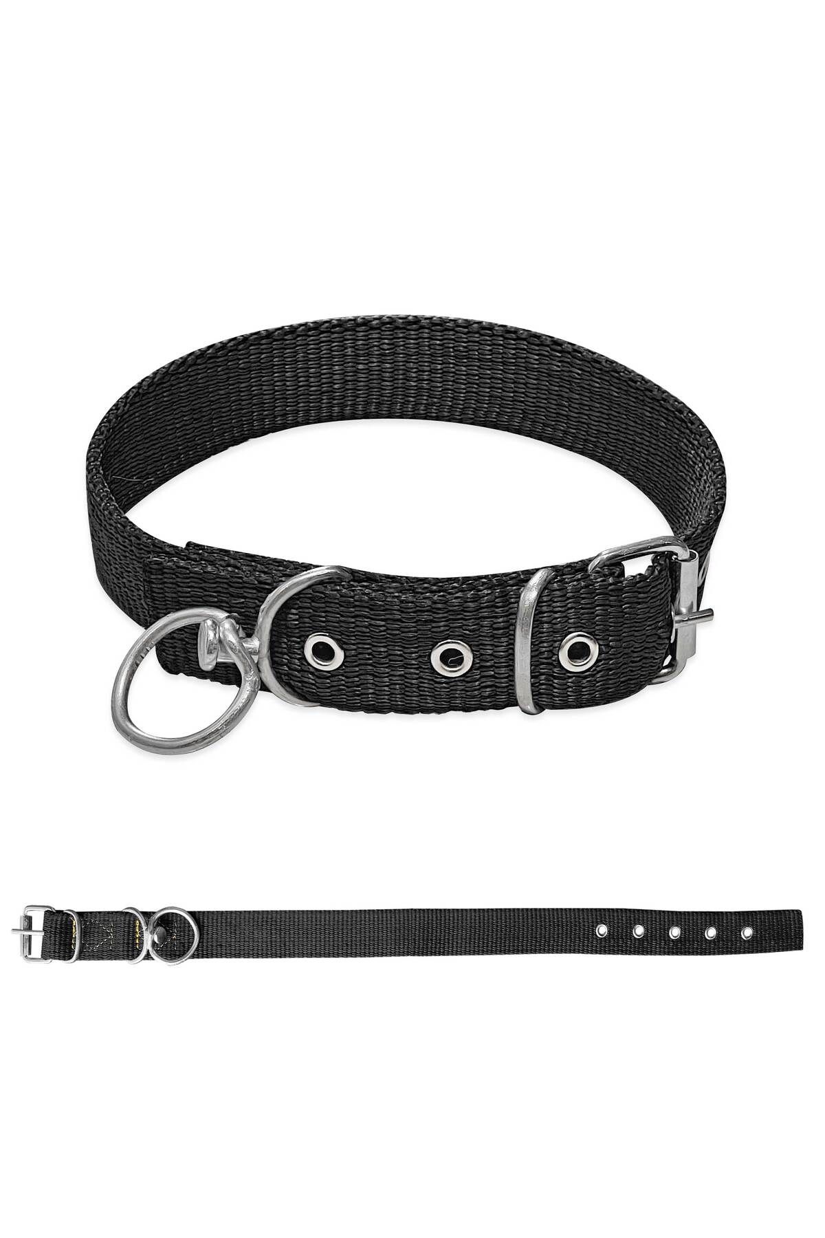 SAVEX Dokuma Köpek Boyun Tasması Siyah 3*60 cm