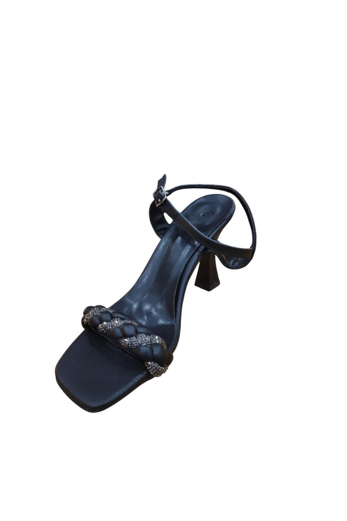 Pandora-Single Strap Knotted Heeled Women's Sandals 1907 3