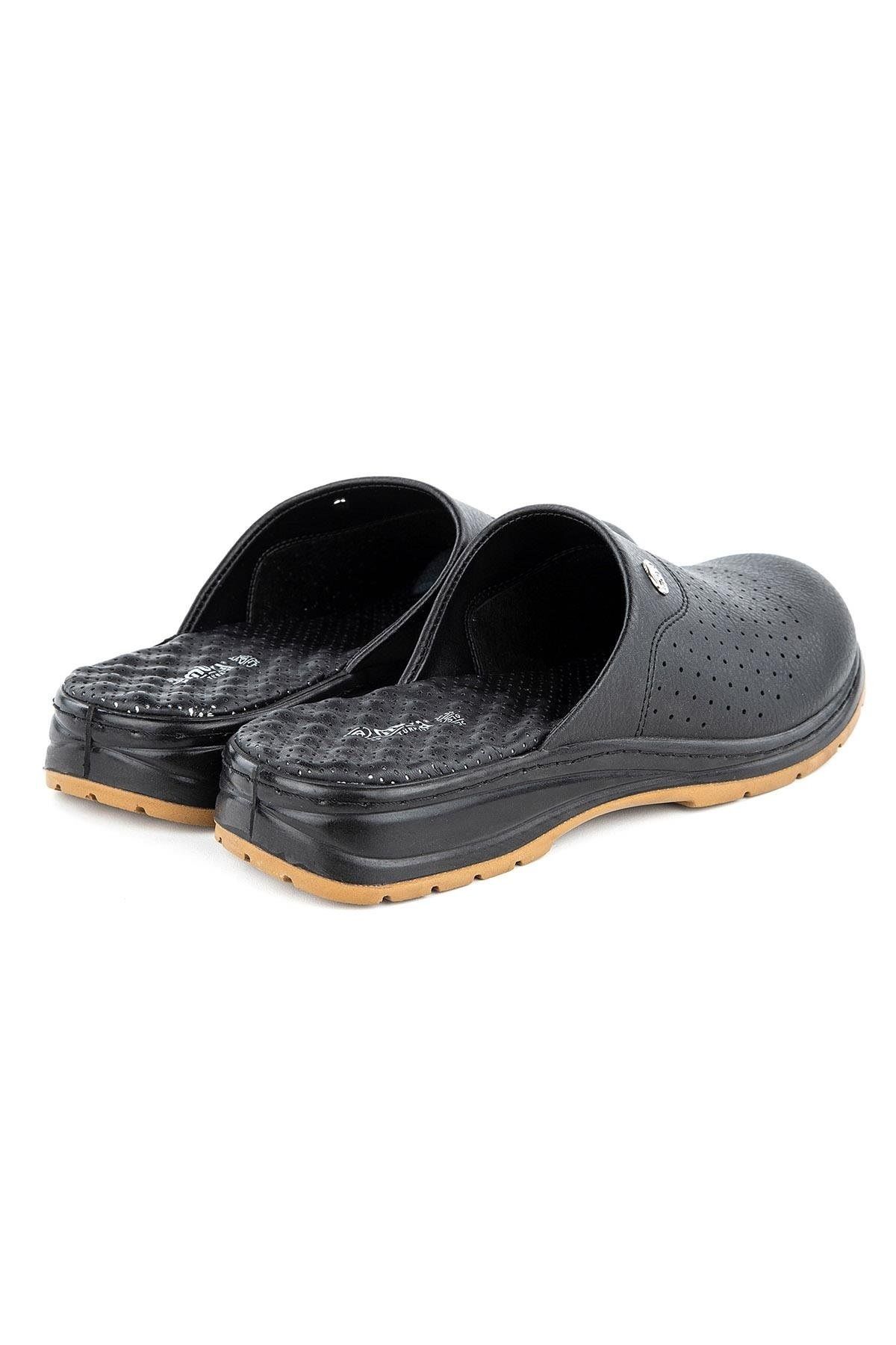 دمپایی سیاه زنانه ساحل چند منظوره Kaymaz Base Orthopedic Sabo Dlippers Muya