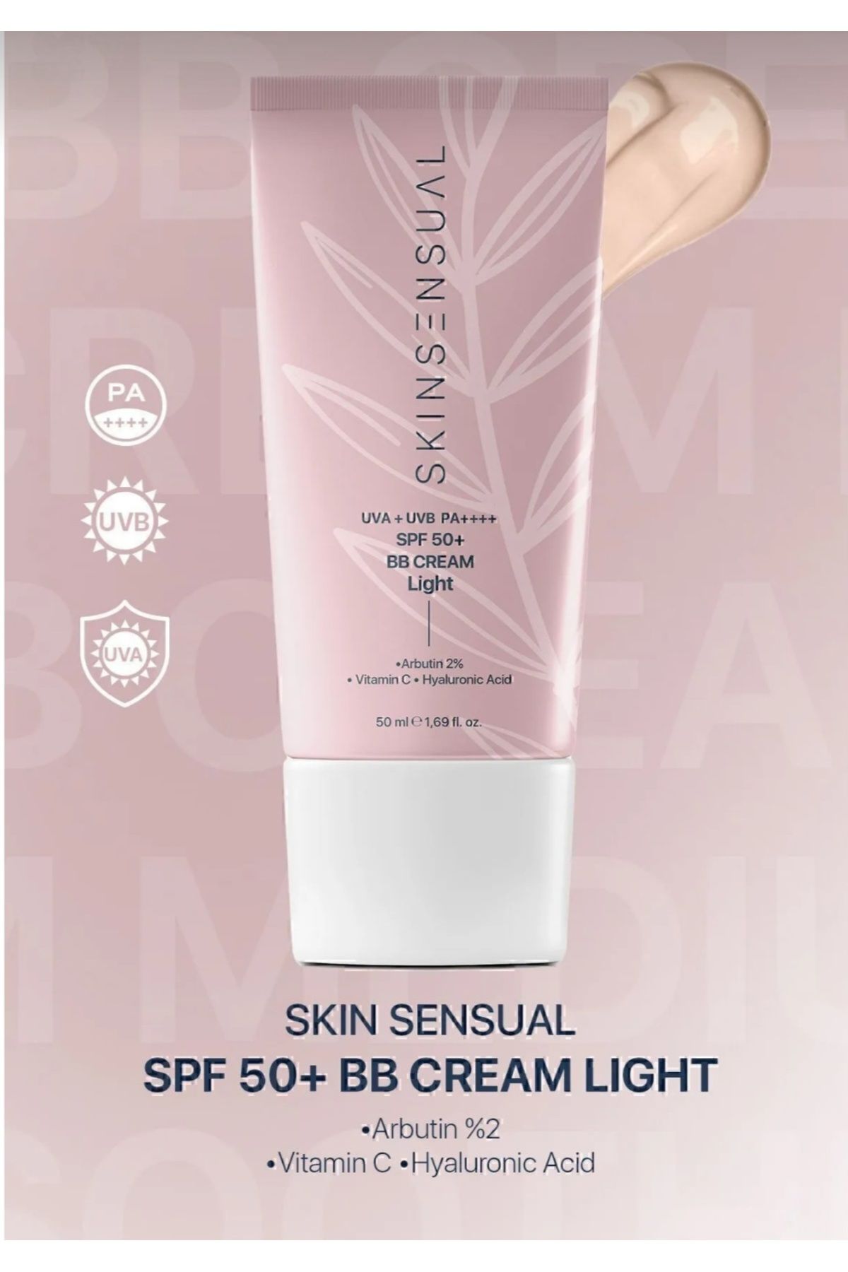 Skin Sensual-Bb Cream Light - 50 Spf Uva/Uvb Pa++++, to Prevent Blemish Formation, Brightness and Lightness 1