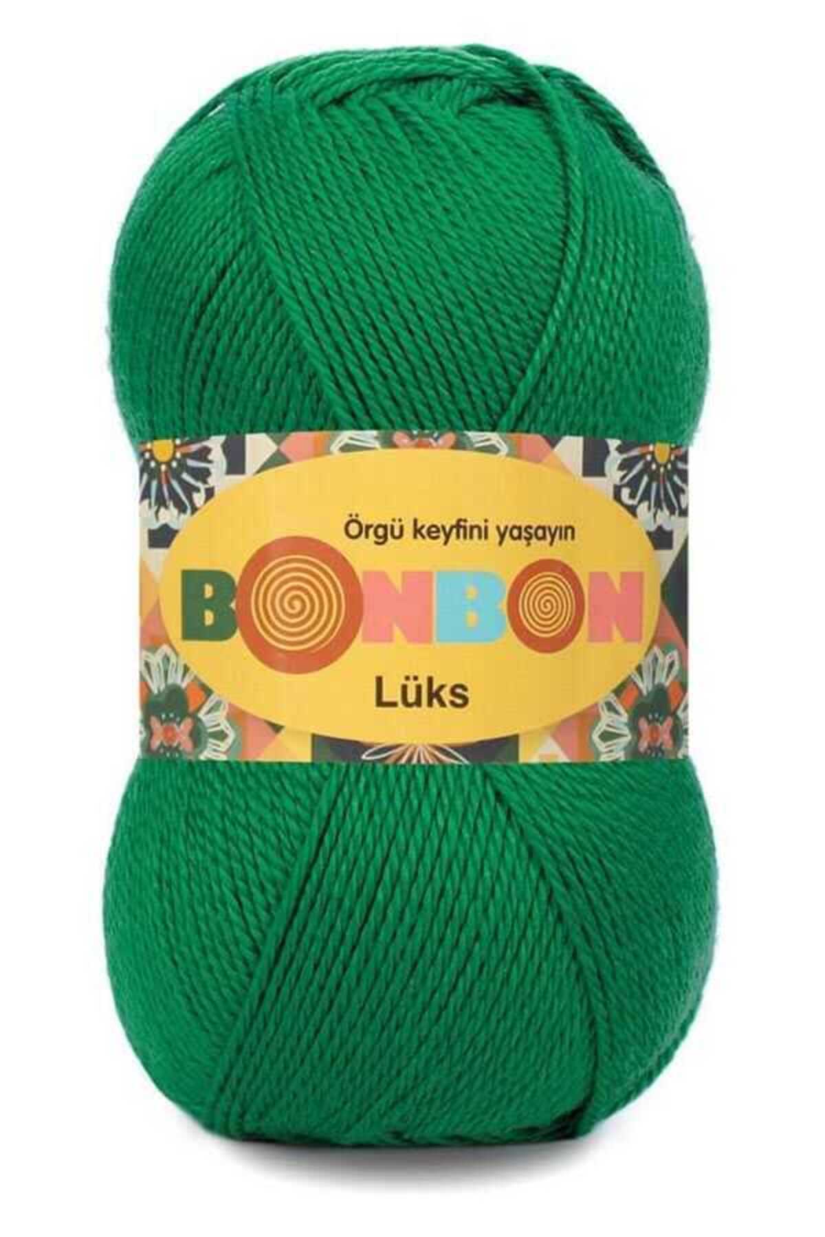 1 Piece Bonbon Luxury Bootee Rope,Hand Knitting Rope 98596 Live Green