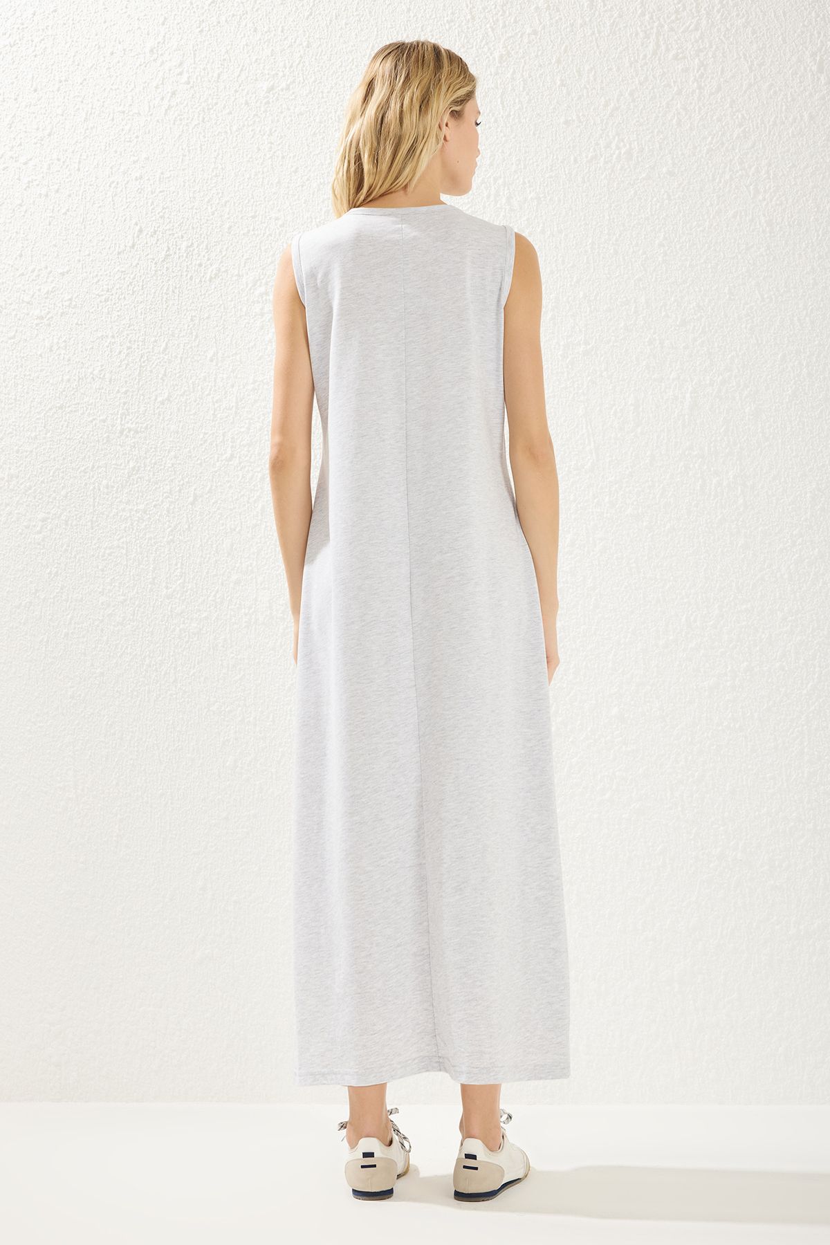 Trendyol Modest-Μαύρο και γκρι φόρεμα εσωρούχων 2 συσκευασιών 100% βαμβακερό - TCTAW22UK0110 5
