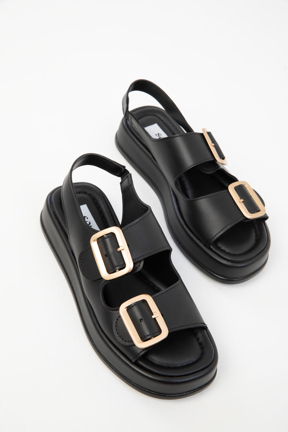 صندل زنانه مشکی SOHO | 18986 اورجینال - تصویر 2