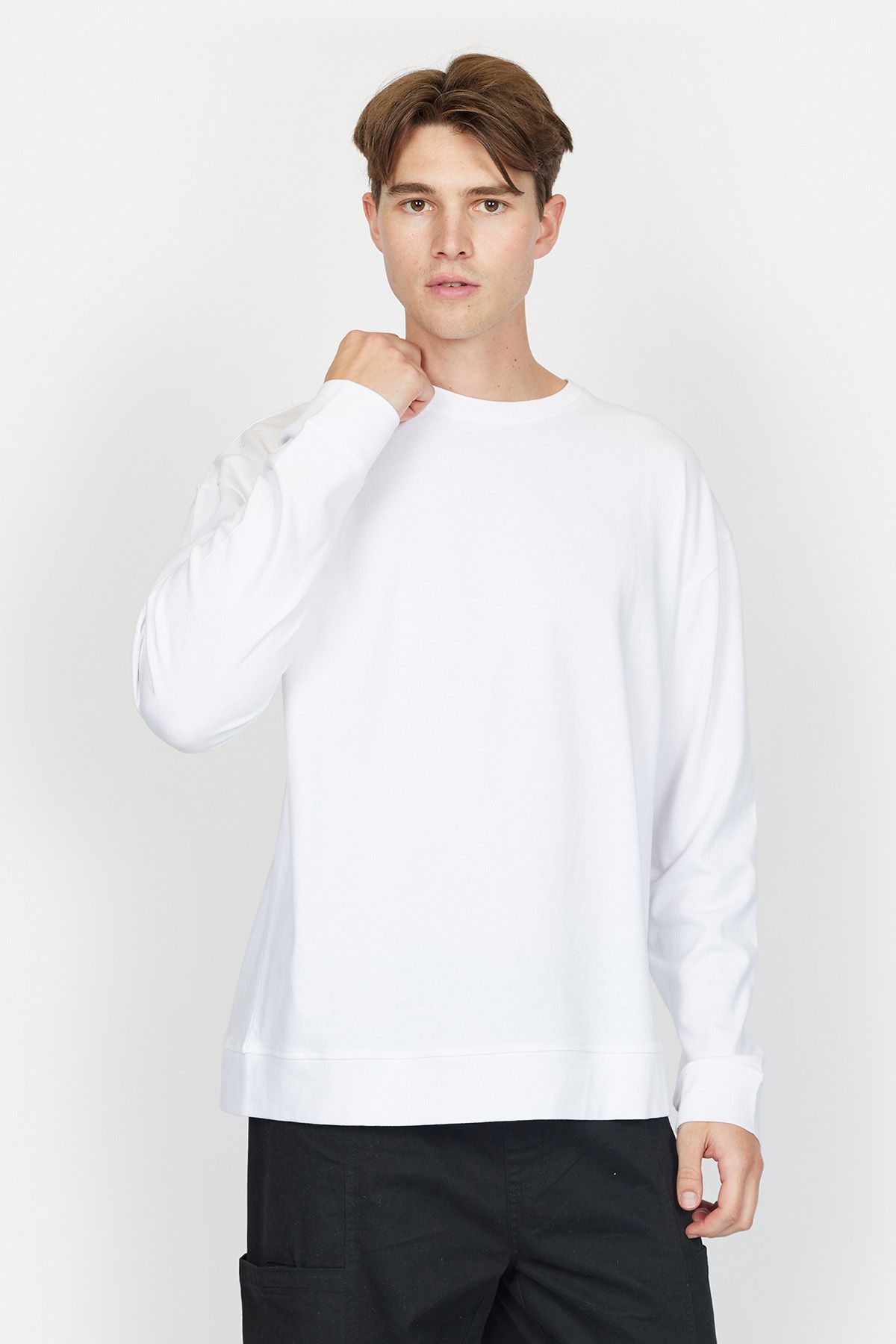 Denim Project-Tricou LS supradimensionat DPPanda 3