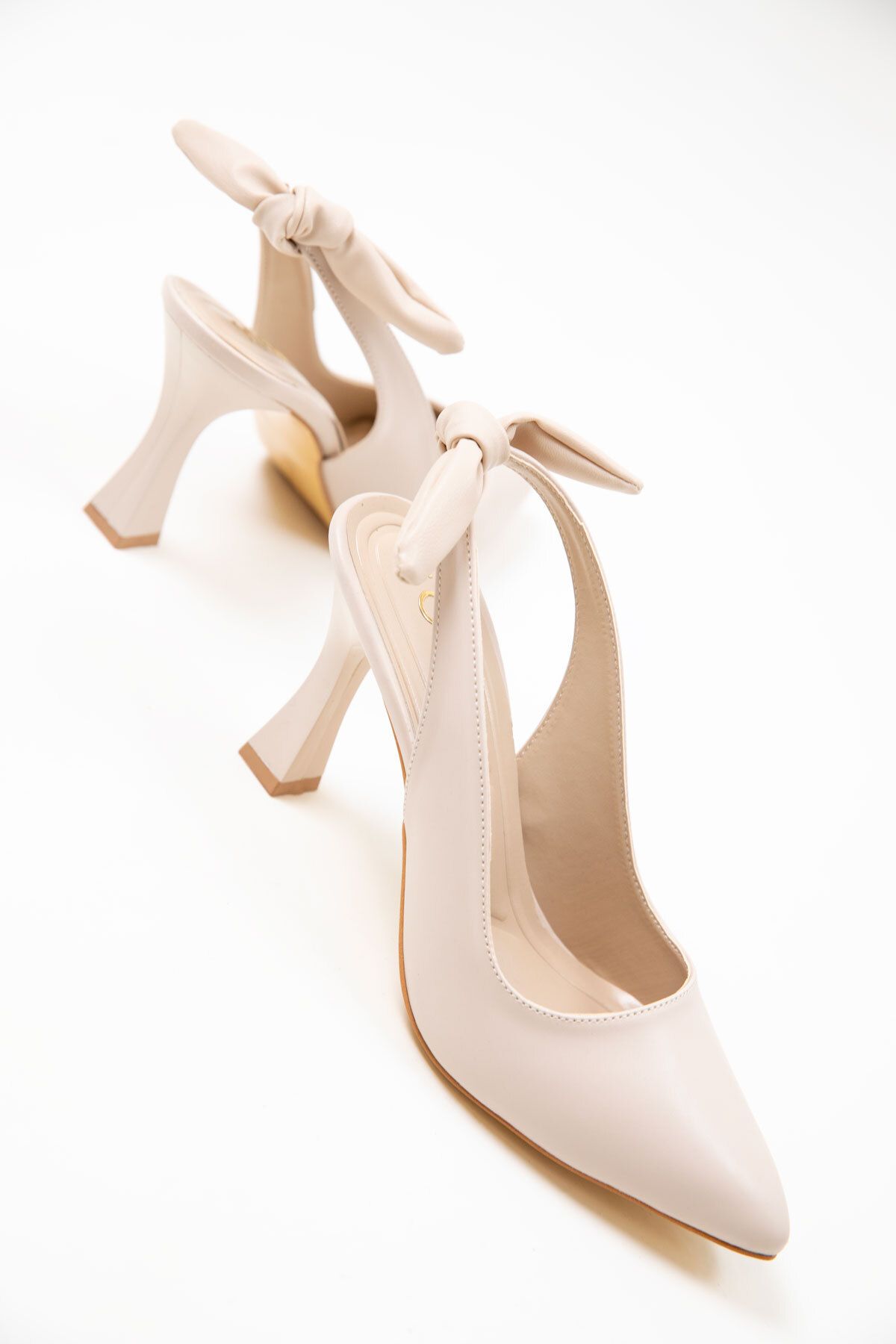 SOHO-Beige Klassische Damenschuhe mit Absatz 18882 3