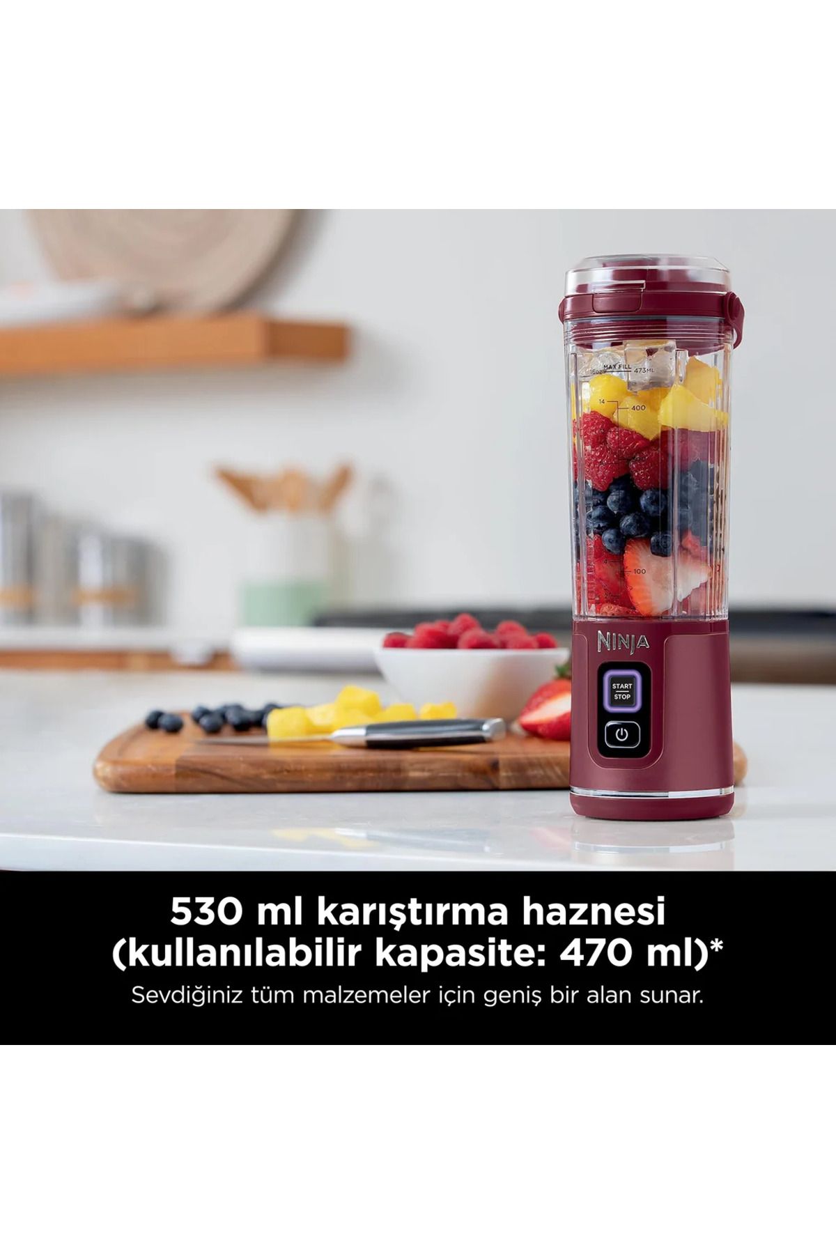 NINJA-Blast ™   Portable Blender – Red - Shark Ninja 4