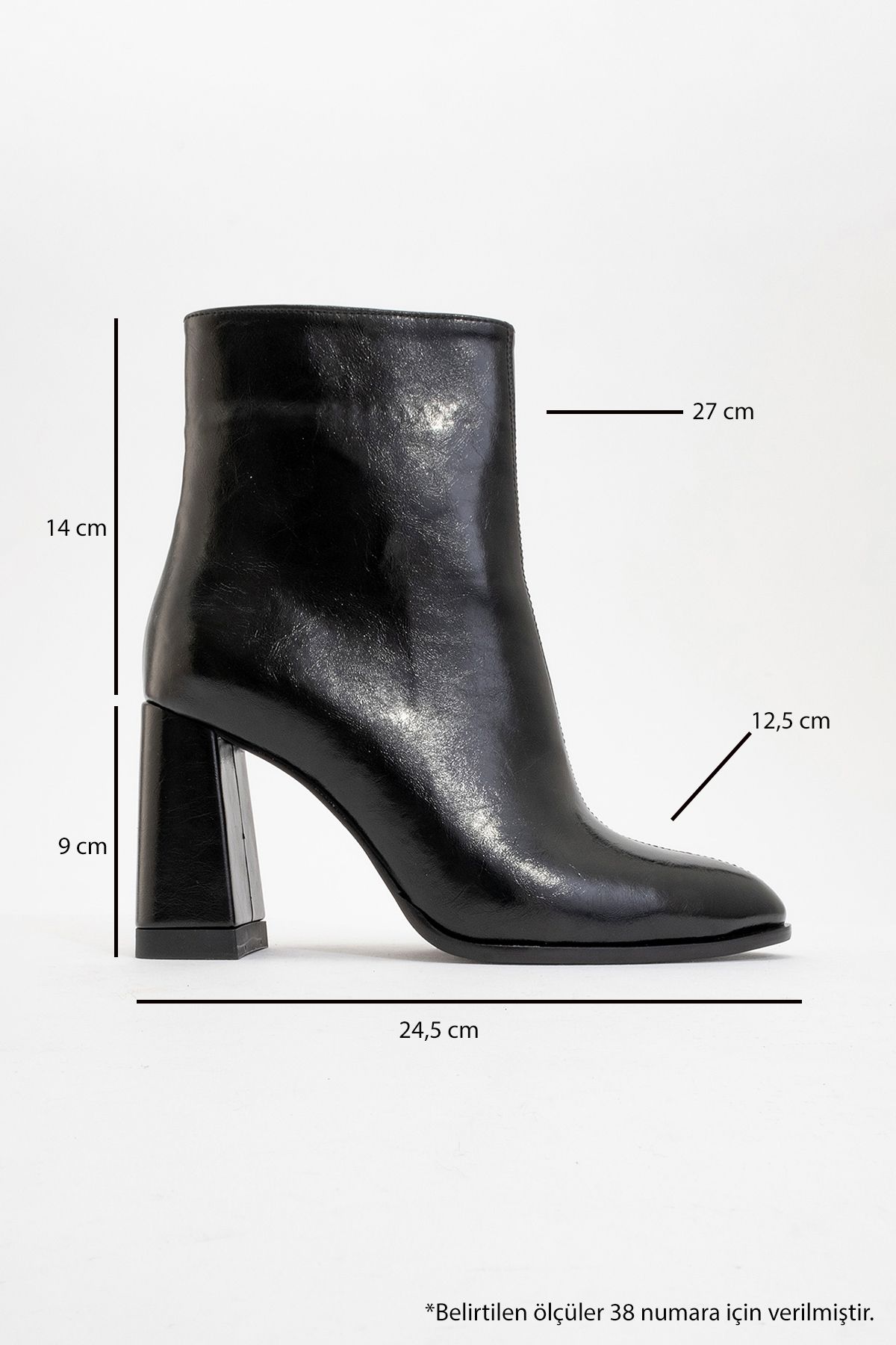 چکمه و بوتی سیاه زنانه جواهرات پوست های پاشنه زن luvishoes