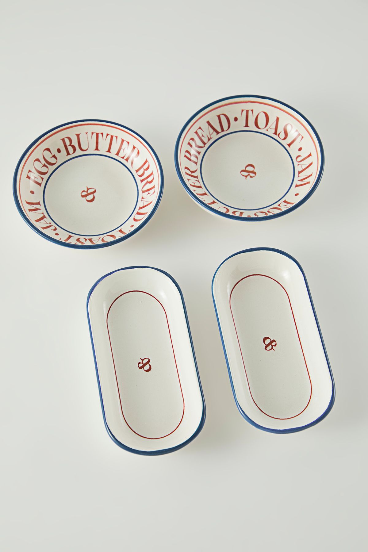 Trendyol Collection Zestaw 4-litrowych Ceramicznych Misek/talerzy Prezentacyjnych 13-16 Cm - One Size