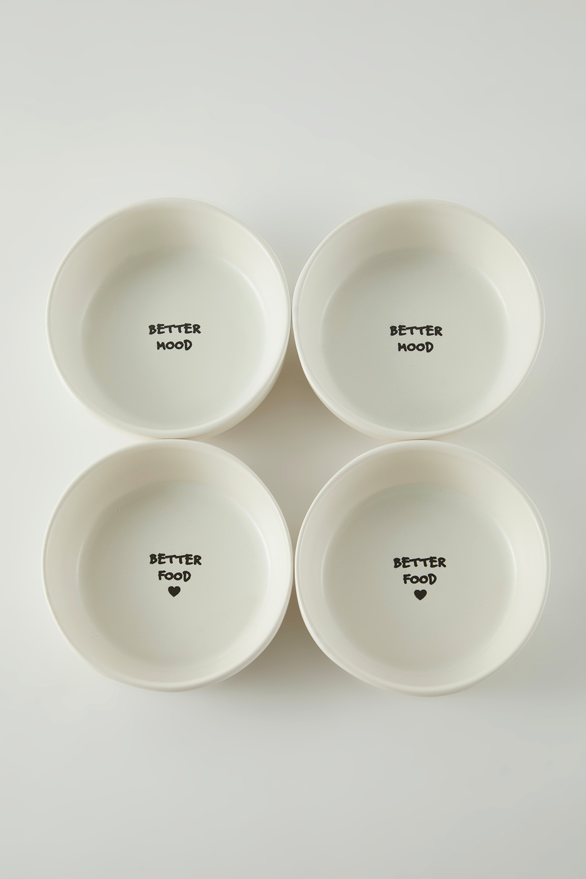 TRENDYOLMİLLA HOME 4-teiliges Set aus Keramik-Herzgruben-Teller/Schüssel-Set,...