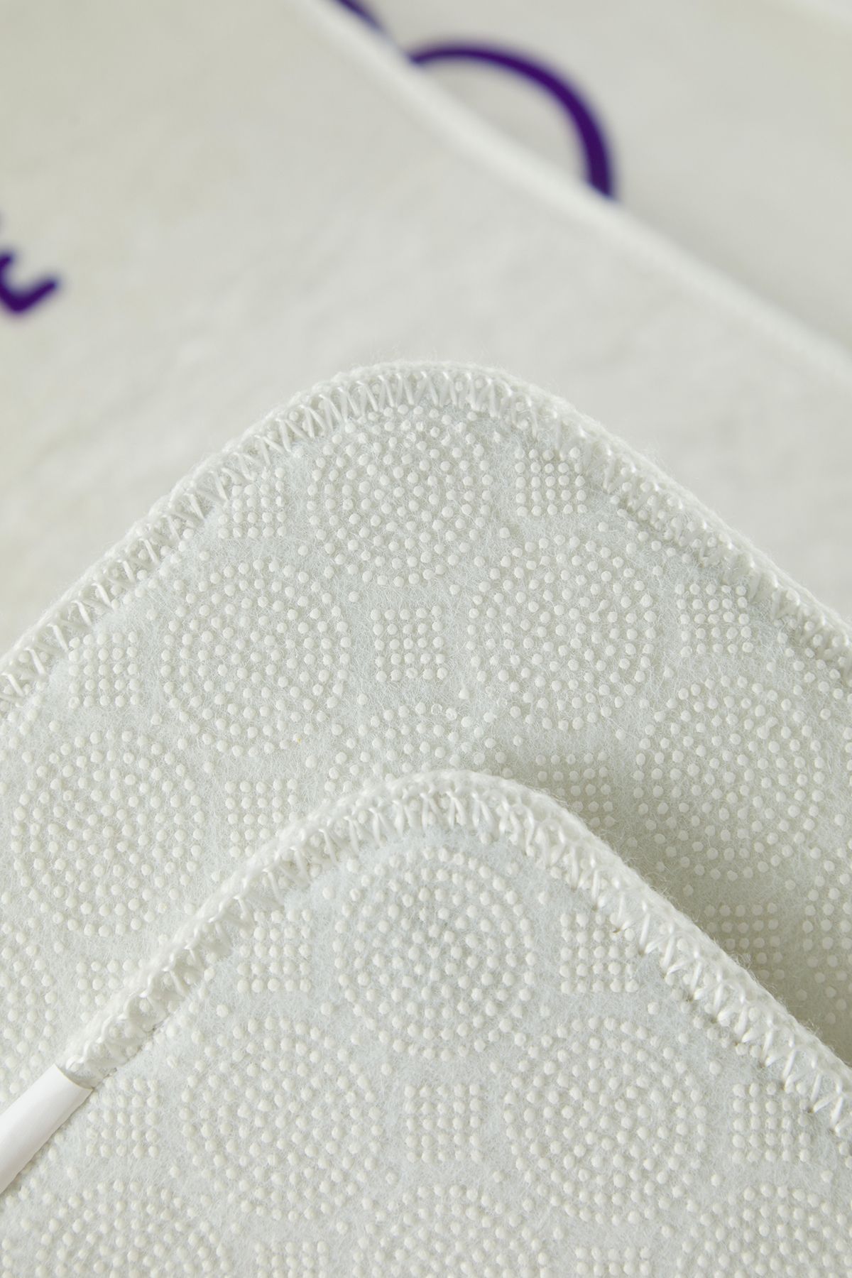 Trendyol Collection-Set of 2 Seashell Printed Anti-Slip Base Bath Mat Tphss25Bps00011 4
