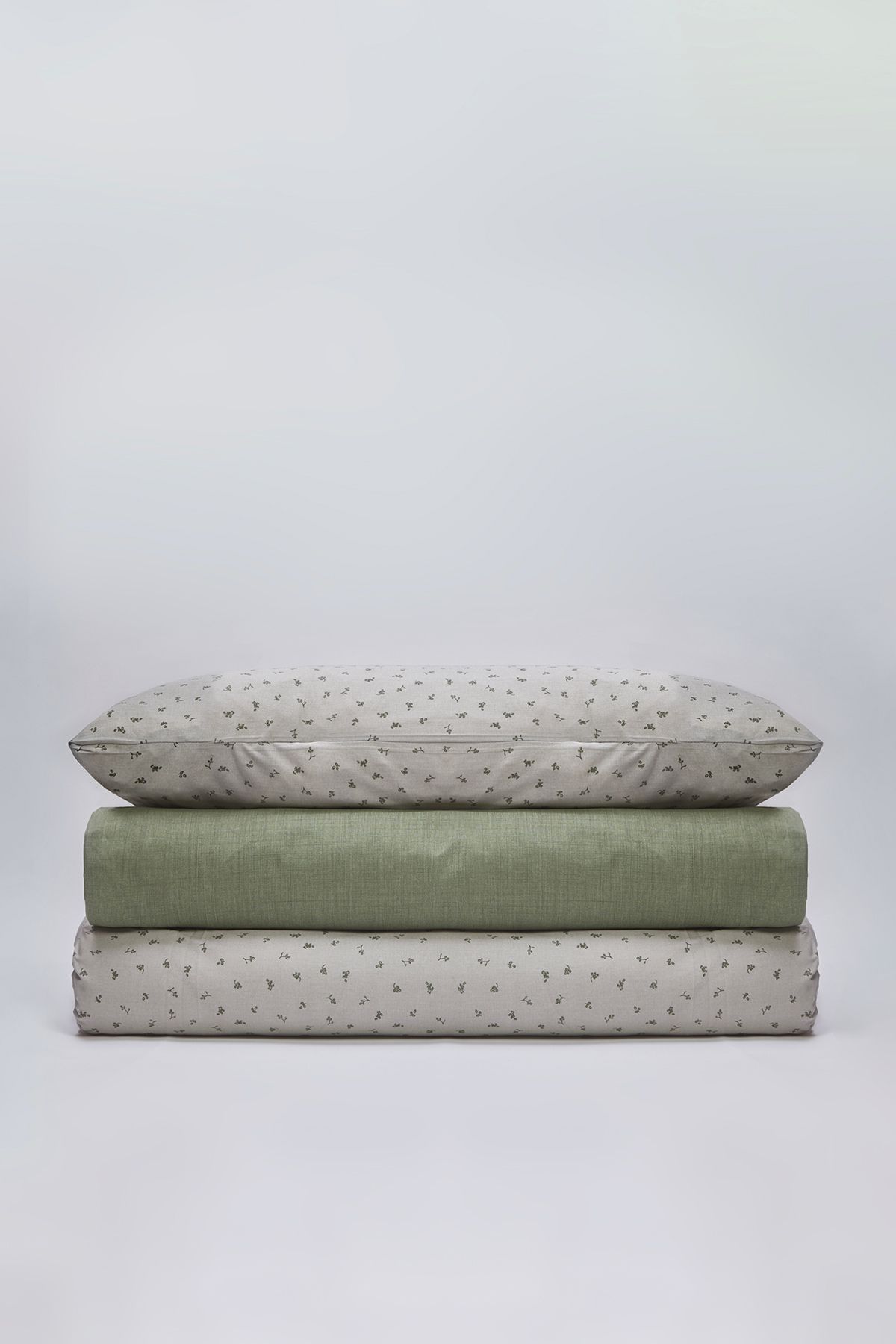 Trendyol Collection Wielokolorowy 100% Bawełniany Zestaw Poszewek Na Kołdrę Premium Single 160x220 Cm Tphss25tkn00005 - One Size