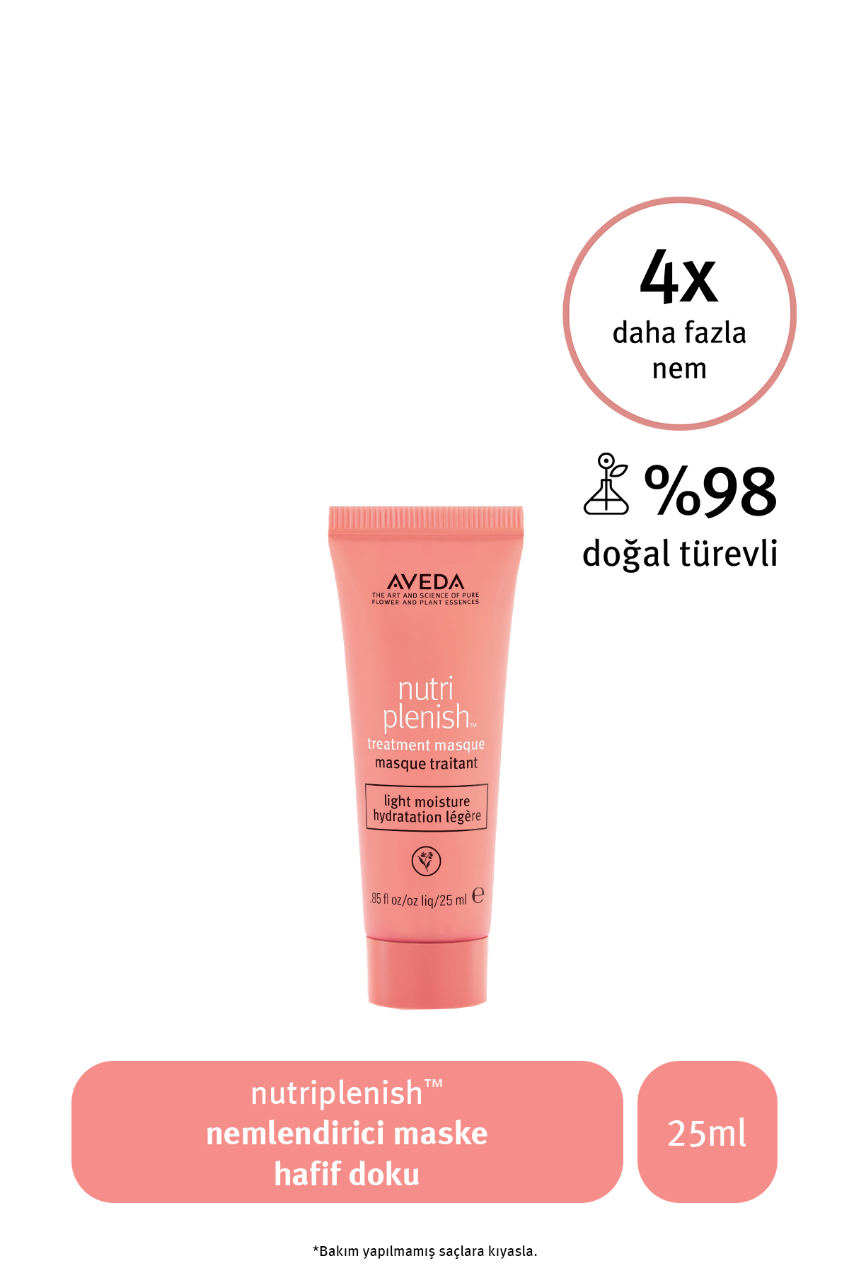 Nutriplenish Kuru Saçlar Için Hafif Nemlendirici Maske 25 ml Seyahat Boy — TYC00335982379 — تصویر 1 از 6