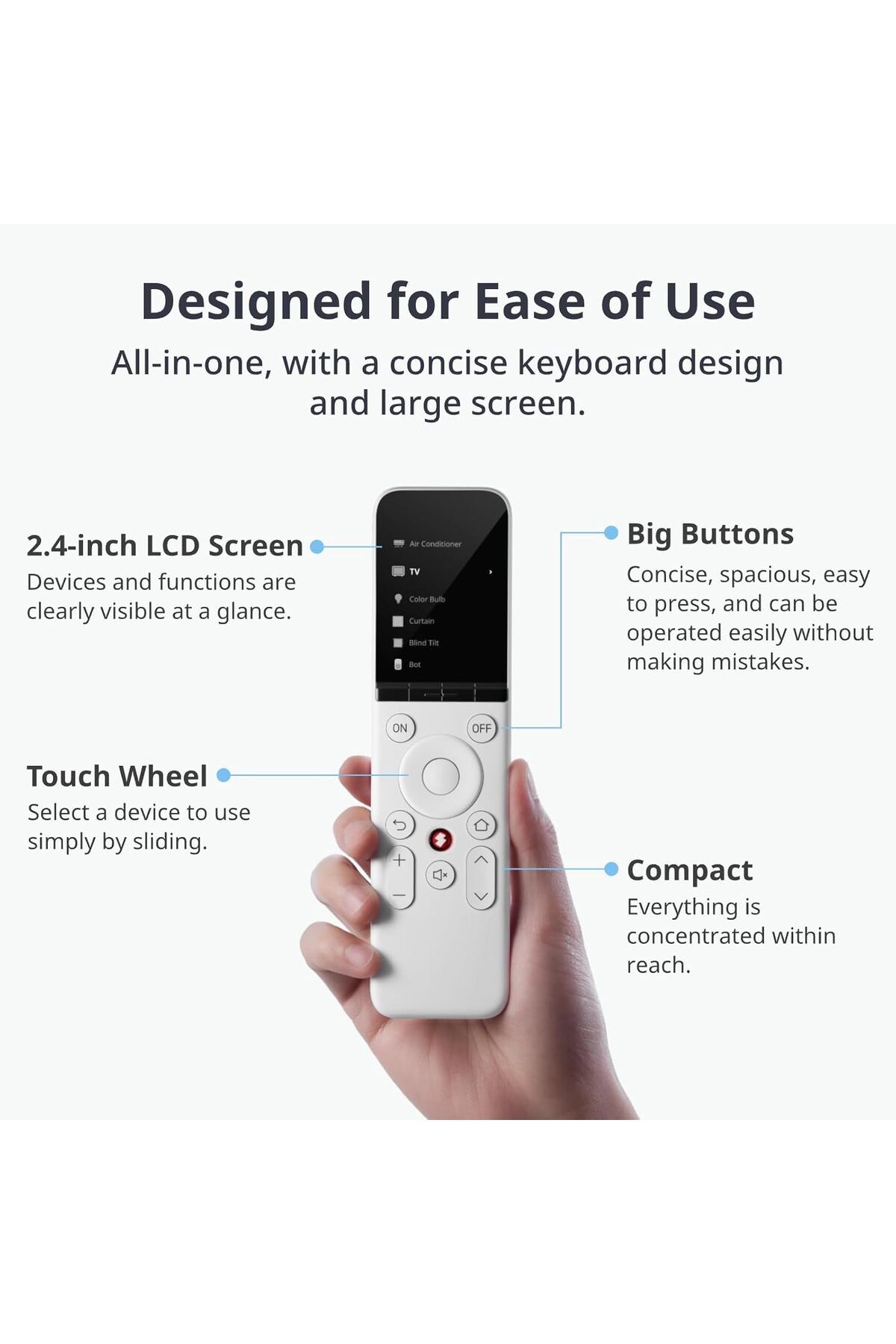 SwitchBot-Universal Remote Control with Customizable APP, All-in-one Smart Remote Control 2