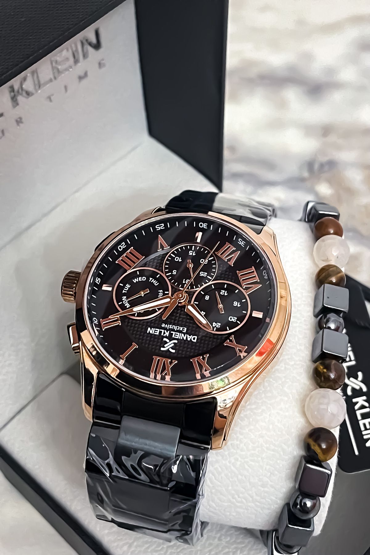 Daniel Klein-Akitfi Men's Wrist Watch Bracelet with All Functions 3