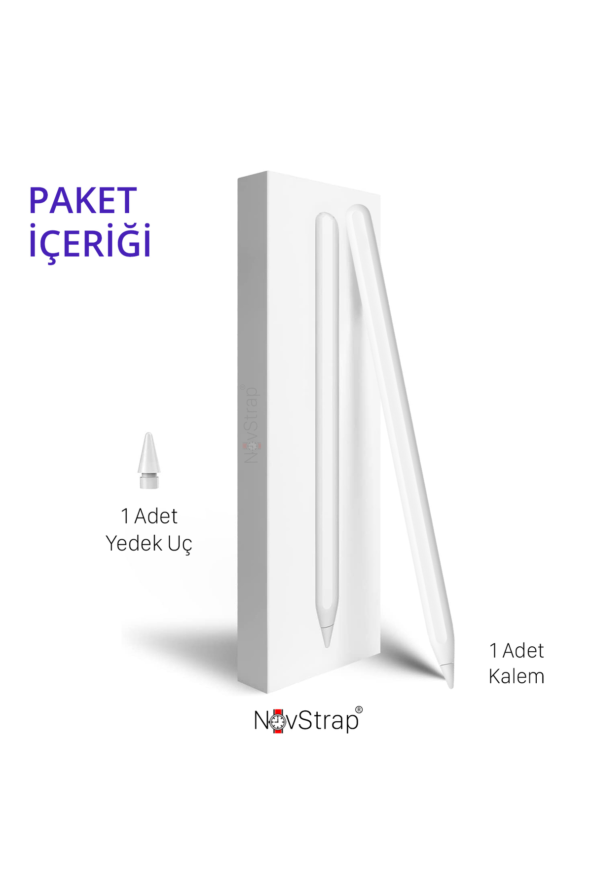 NovStrap Apple iPad Mini 6 ile Uyumlu Dokunmatik Tablet Kalemi 2