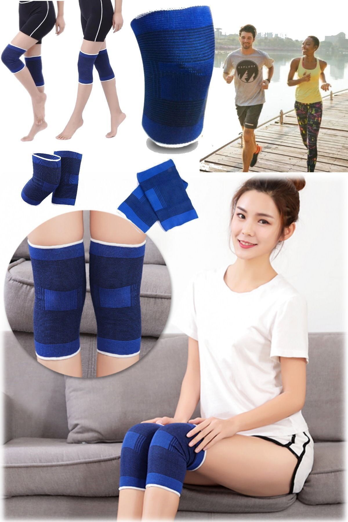 etteminönütoptanticaret Fitness Gym Halter Bacak Bel Kas Geliştirme Fitness Dizliği Sporculara Uygun Kaliteli Unisex Dizlik