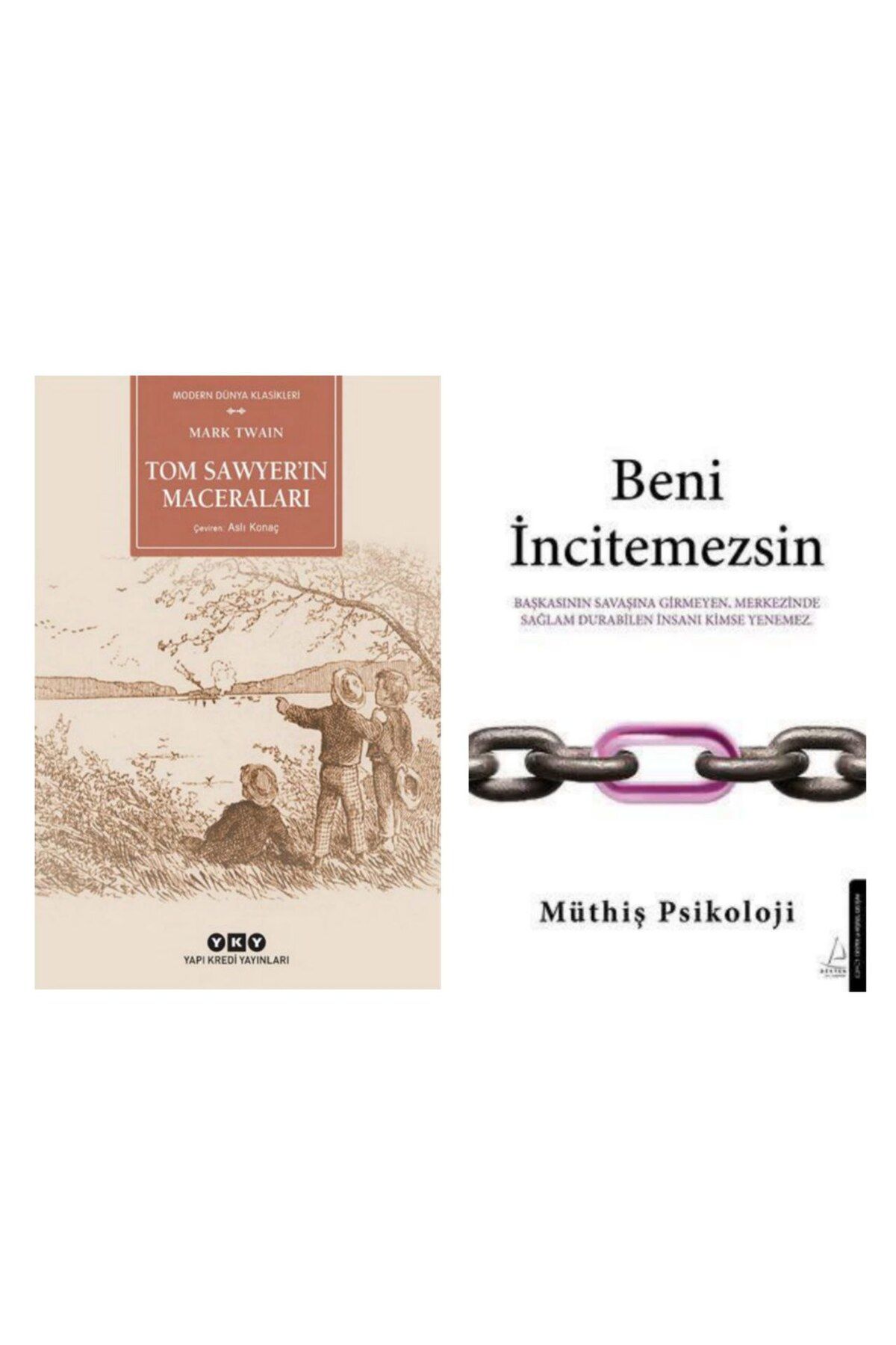 Yapı Kredi Yayınları Tom Sawyerin Maceraları - Mark Twain Beni İncitemezsin - Müthiş Psikoloji