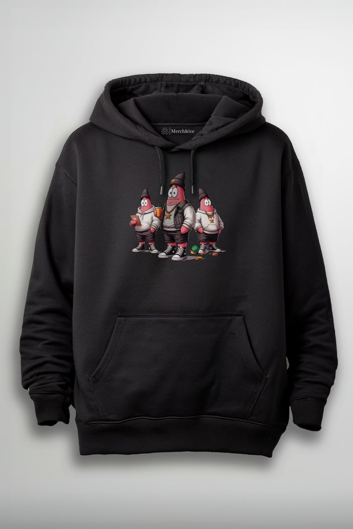 Merch&ice Patrick Sünger Bob Baskılı Unisex Sweatshirt