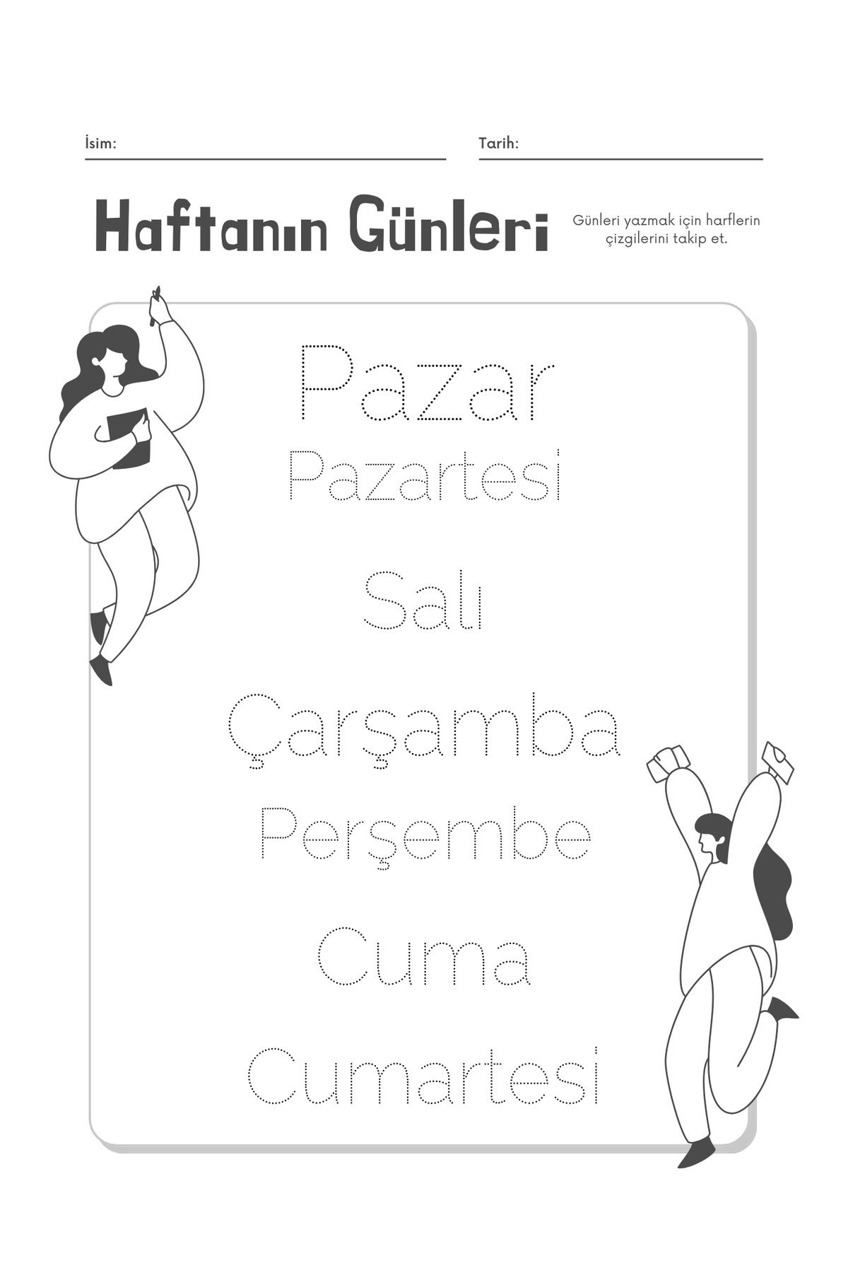 izmirdenet Eğitici Poster Duvar Kağıdı Plastik