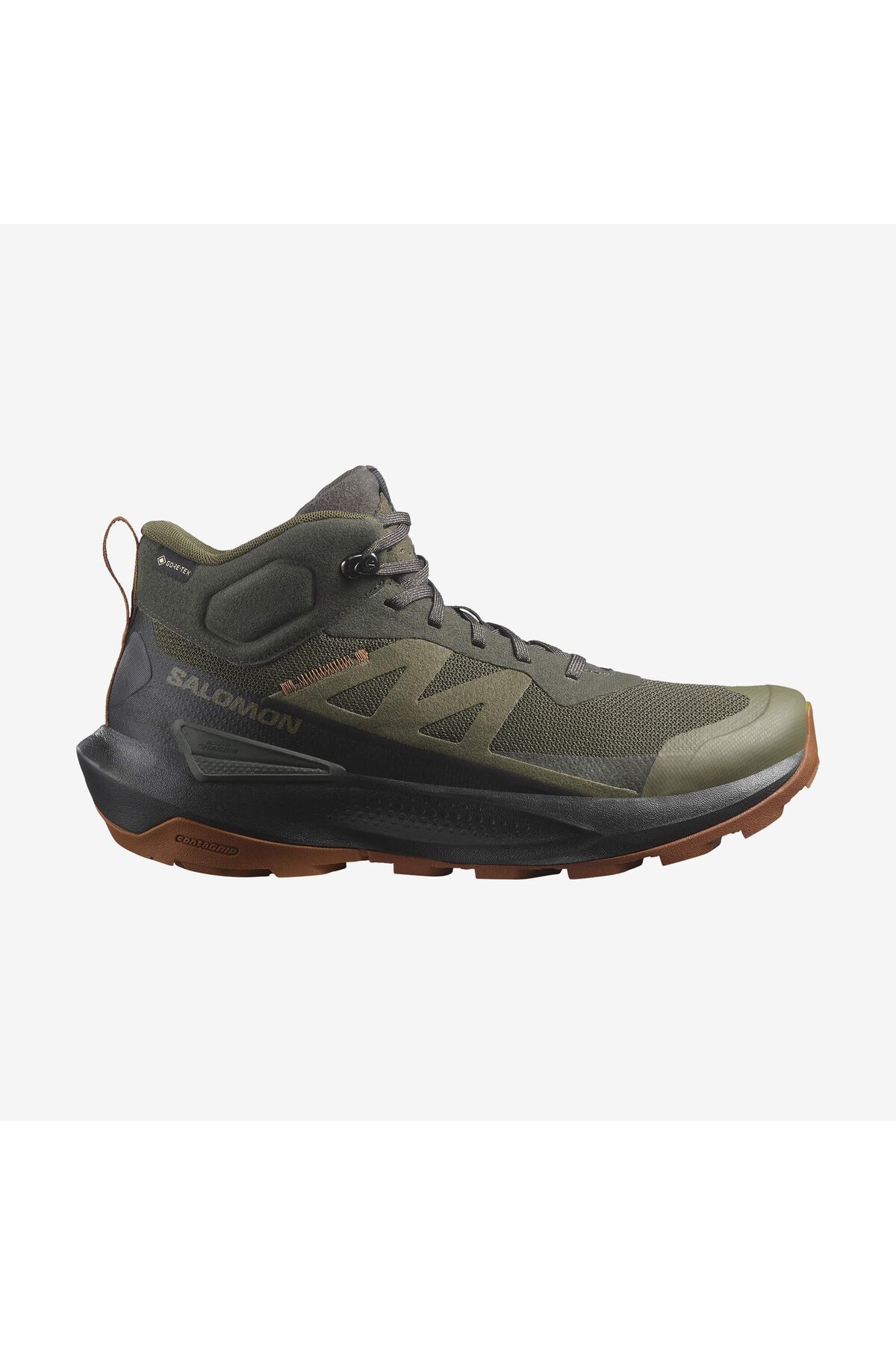 چکمه‌های فضای باز مردانه ELIXIR ACTIV MID GORE-TEX مدل Peat L47560300 سالومون کفش بیرونی Salomon