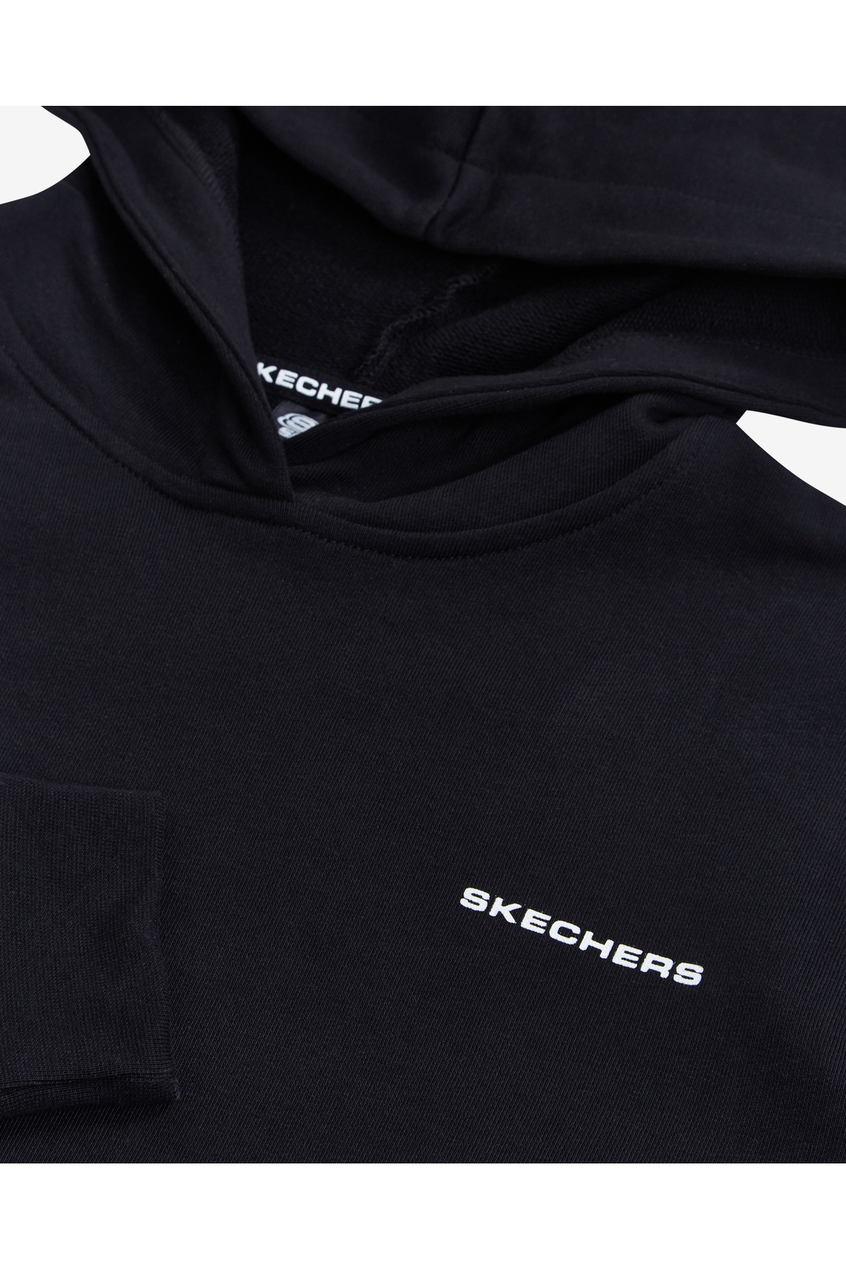 SKECHERS W New Basics Hoodie Kadın Siyah Sweatshirt S212183-001 görsel 6