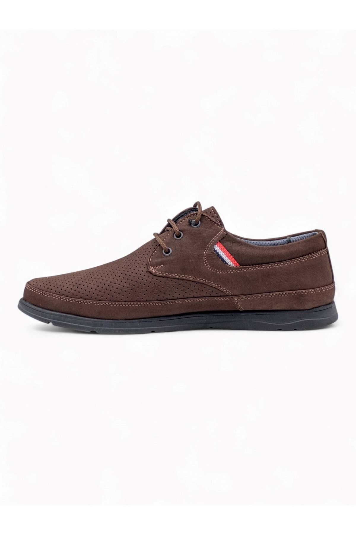 SHOGOSUZUKI ZAC SHOES ZAÇ 5000 NUBUK ORTOPEDİ DELİKLİ BAĞCIKLI ERKEK AYAKKABI
