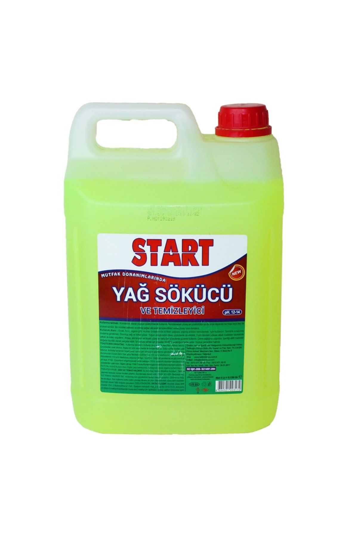 start Yağ Sökücü / Yağ Çöz 5KG x 4 (1 Koli – 20KG)