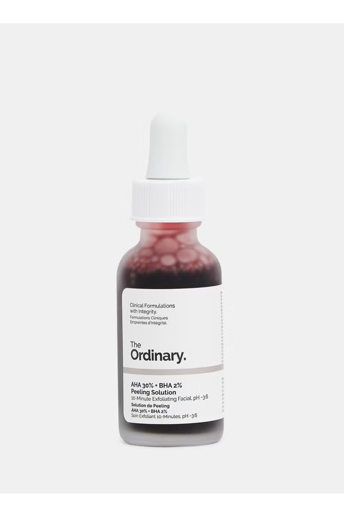 The Ordinary-Peeling solution containing 30% Alpha Hydroxy Acid + 2% Beta Hydroxy Acid 30 ml 1