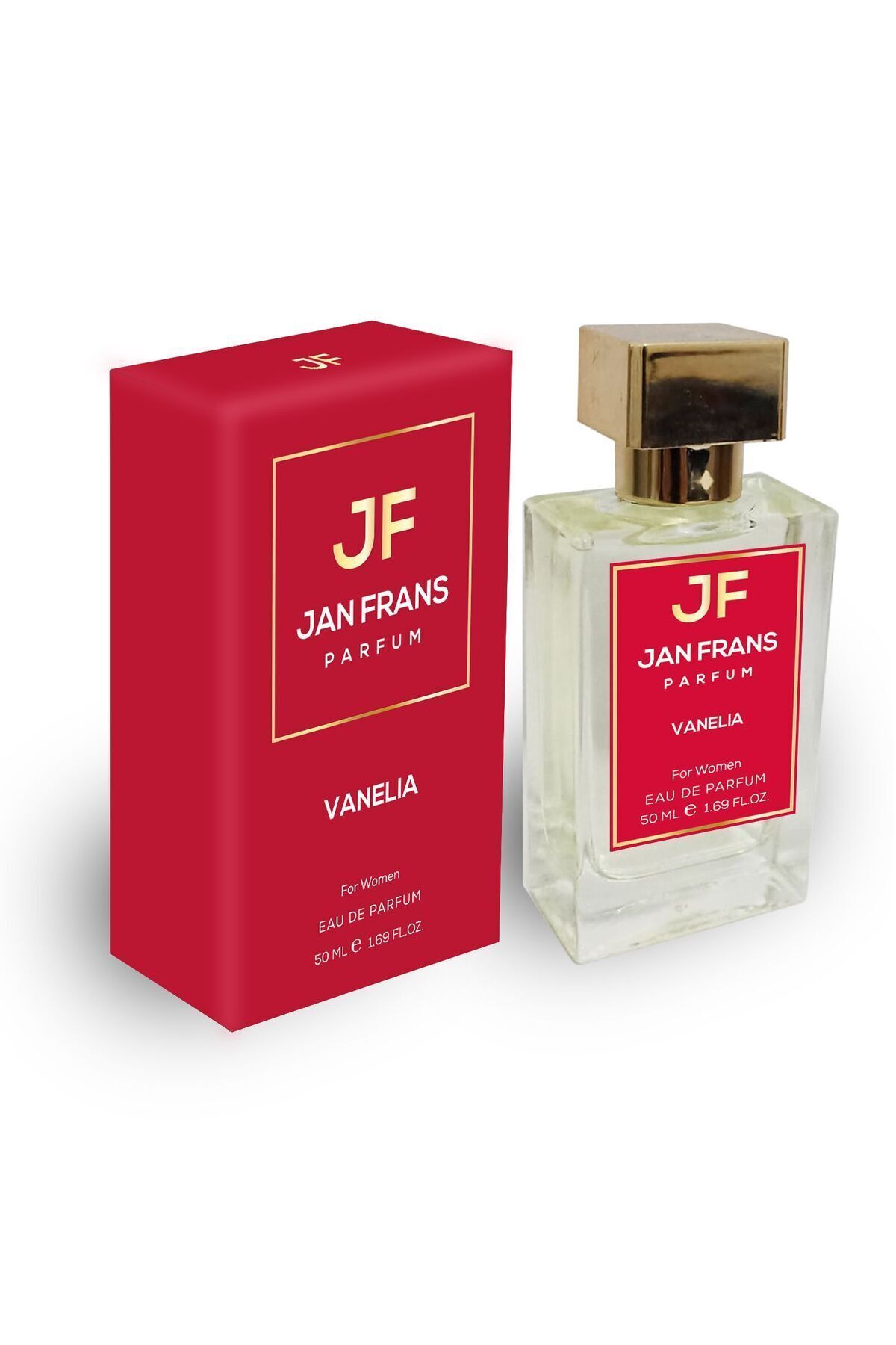 JF JAN FRANS VANELIA - TATLI SAF VANİLYA KOKULU 50ML KALICI EDP KADIN LAYER/KOMBİNLENEBİLEN PARFÜM