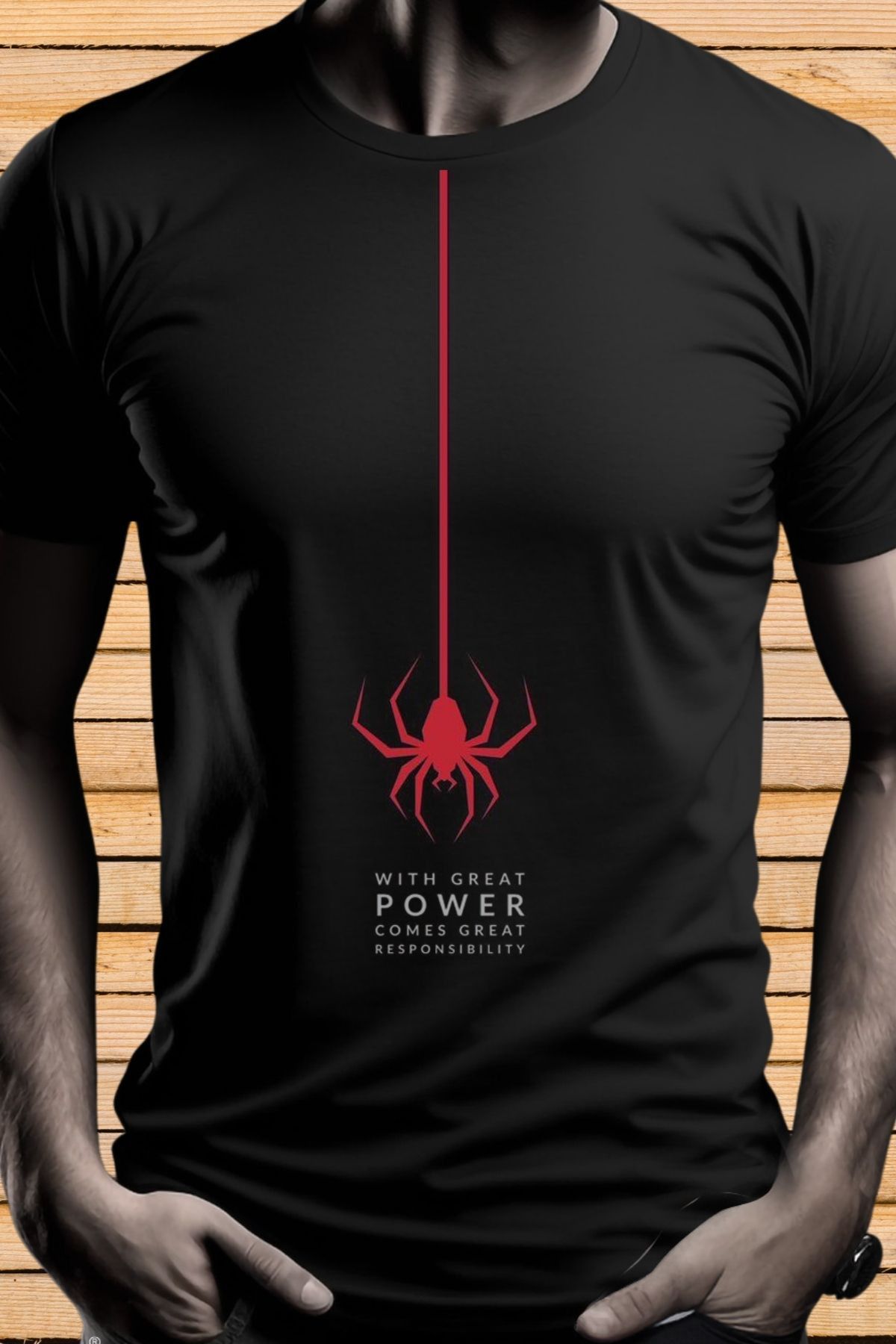 Wish BF Great Power Baskılı Oversize T-shirt