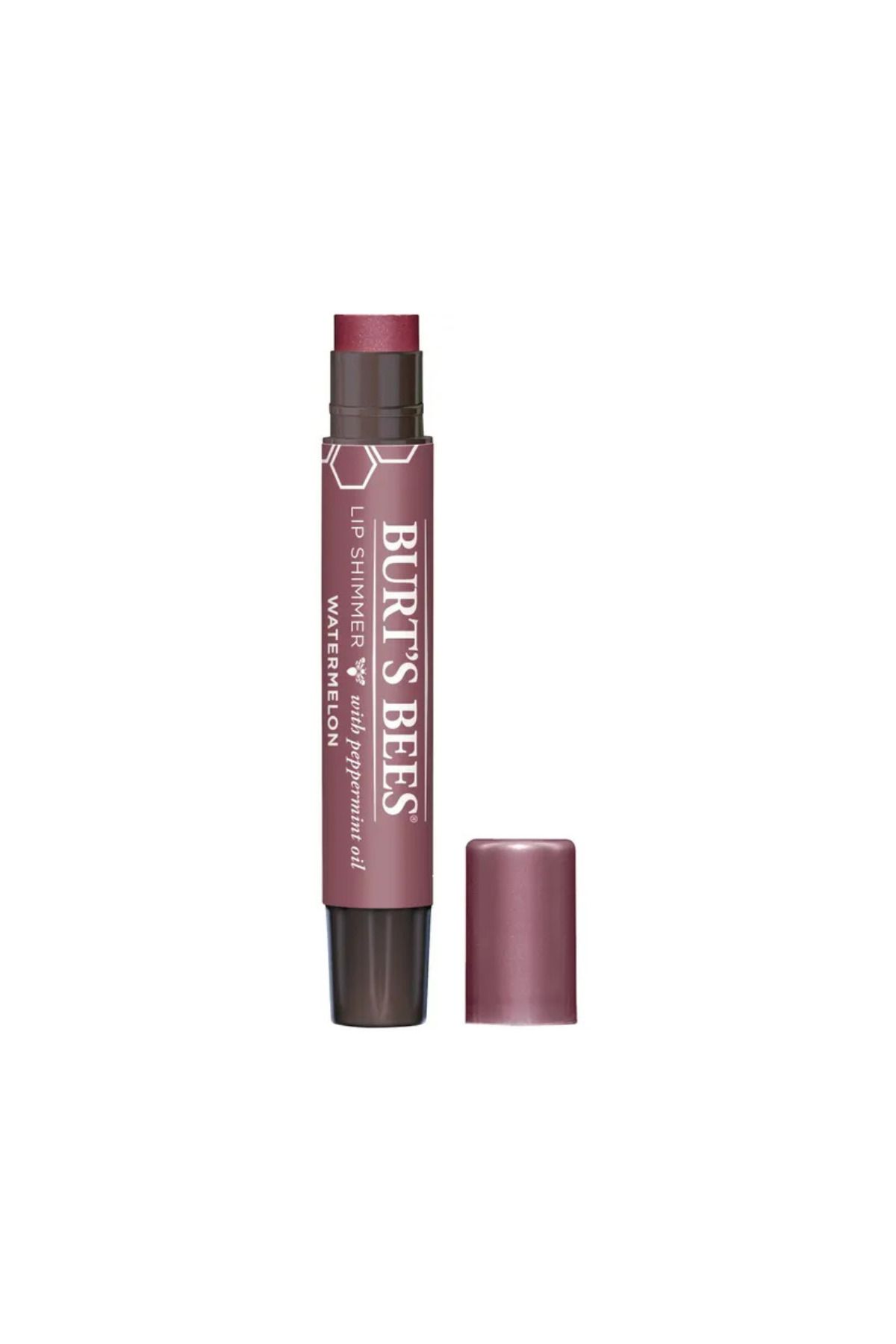 Burts Bees Burt's Bees Lip Shimmer, Watermelon (Karpuz) Nemlendirir, Besler, Yumuşatır ve Parlatır 2.5gr