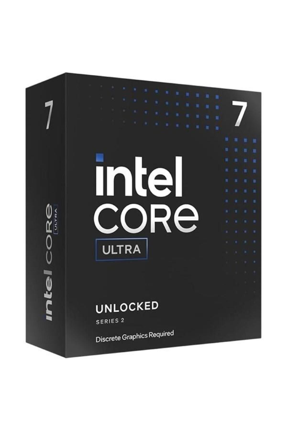 Intel CORE ULTRA 7 265KF 20çekirdekli 36MB VGA Yok 1851p 125W Kutulu-Fansız
