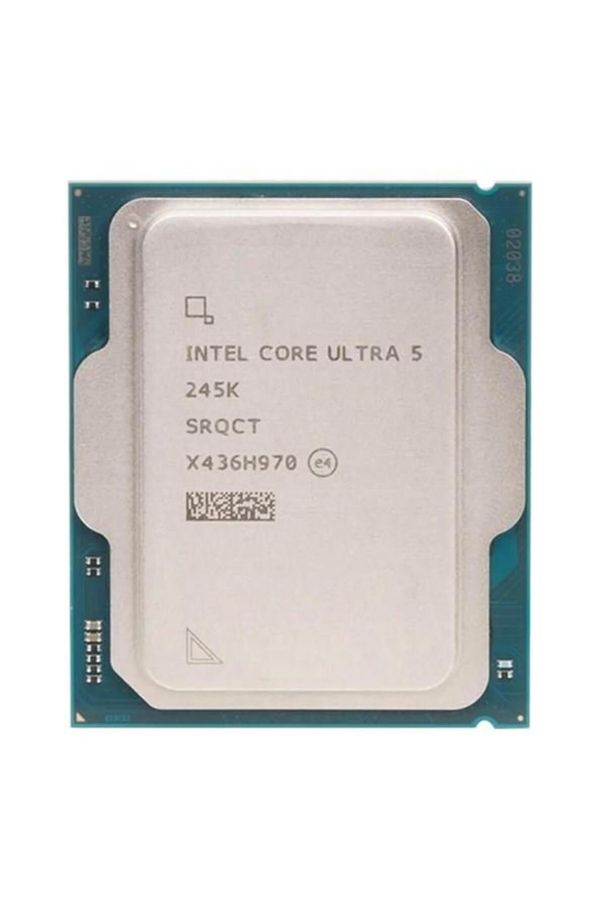 Intel CORE ULTRA 5 245K 14çekirdekli 26MB O/B VGA 1851p 125W Kutusuz-Fansız