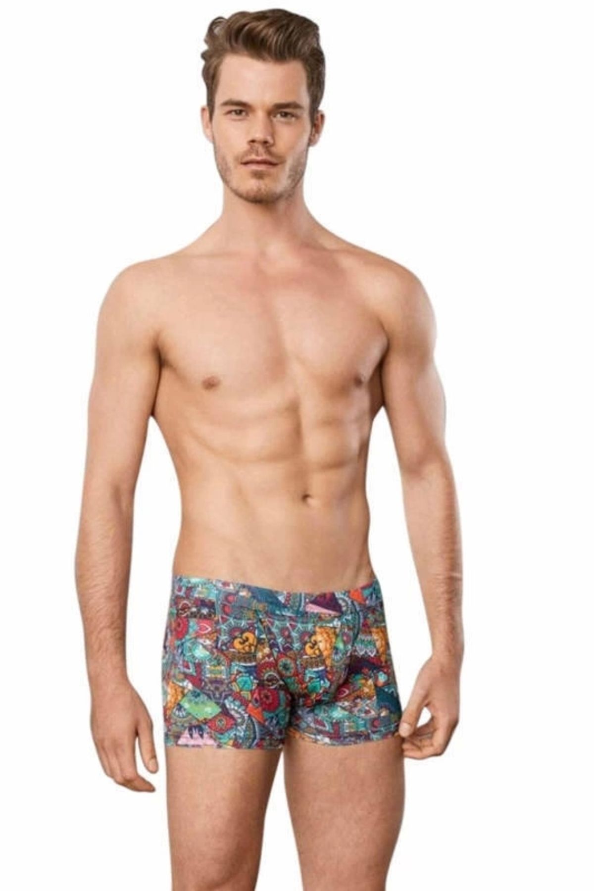 Moon wear Doreanse Erkek Desenli Boxer 1807