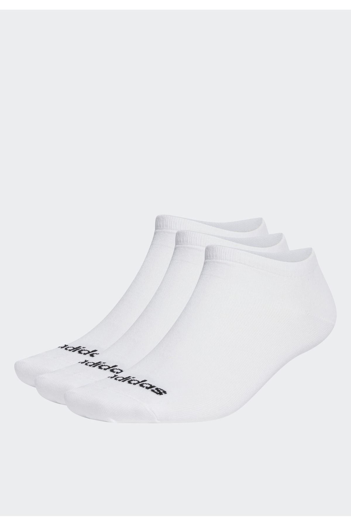 adidas-3 Pairs Thin Linear Ankle-Less Socks Set 3