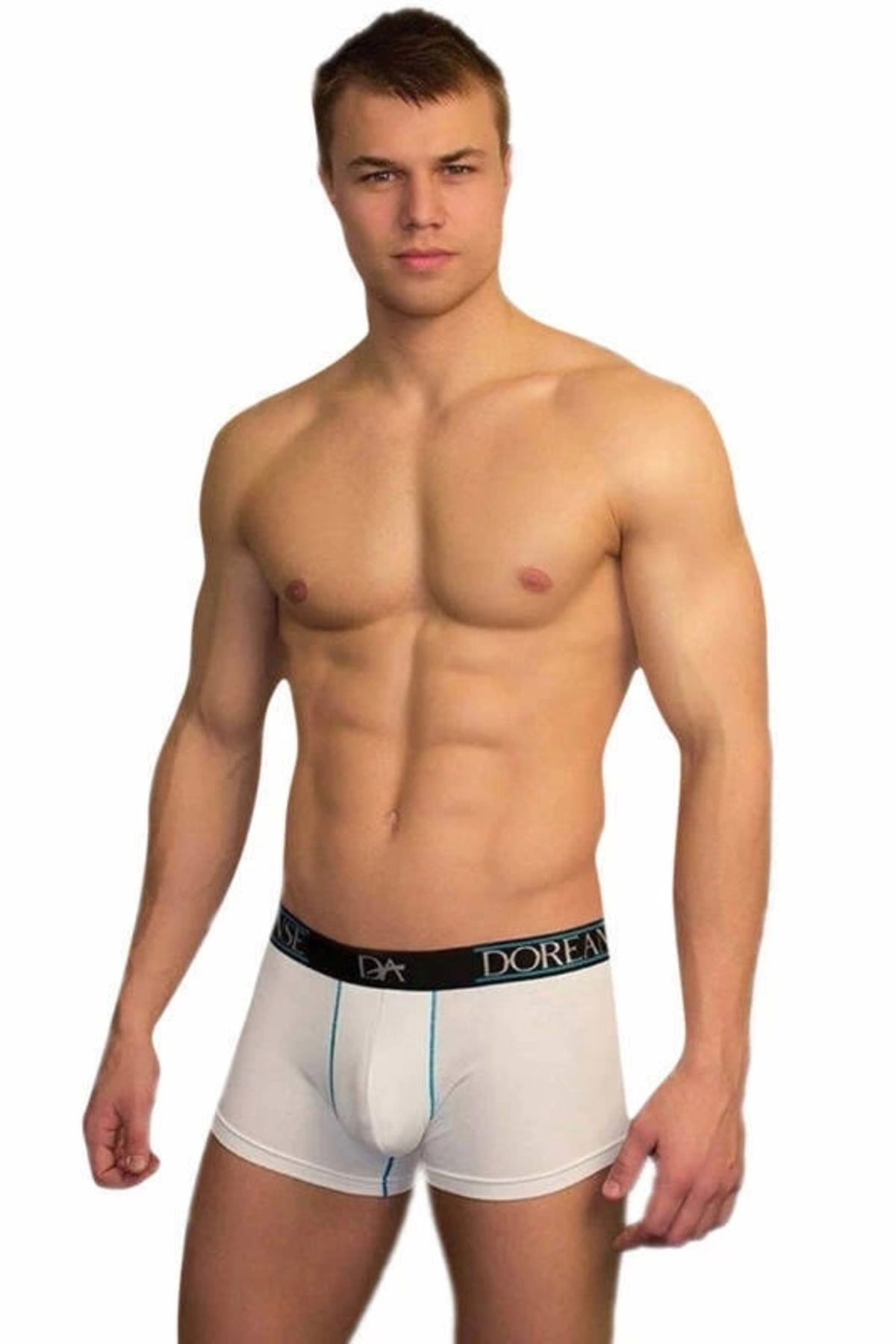 Moon wear Doreanse Erkek Lastiği Yazılı Boxer 1733