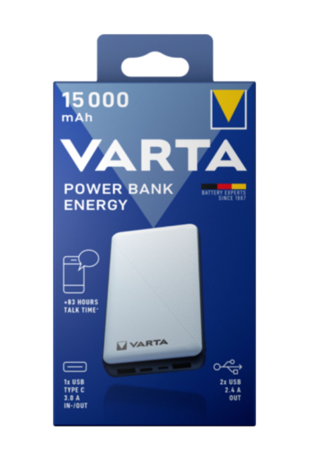 Varta Power Bank Energy 15.000 MAH Taşınabilir POWERBANK