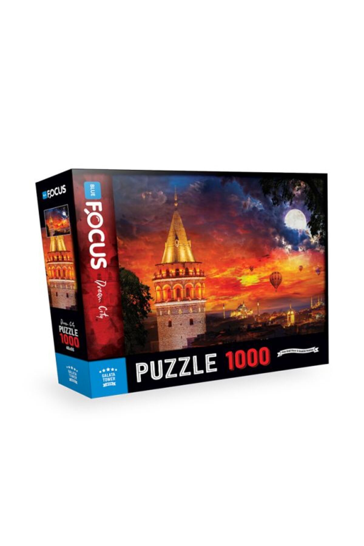 Türk Dil Kurumu Yayınları Blue Focus Puzzle Galata Kulesi 1000 Parça