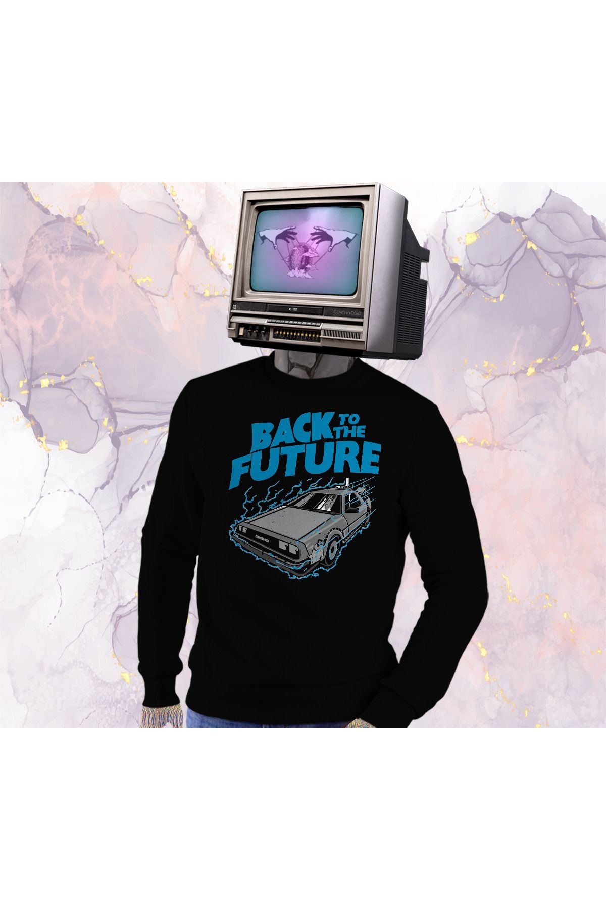 Güvenin Düşü Geleceğe Dönüş (Back To The Future) - DMC DeLorean - Sweatshirt