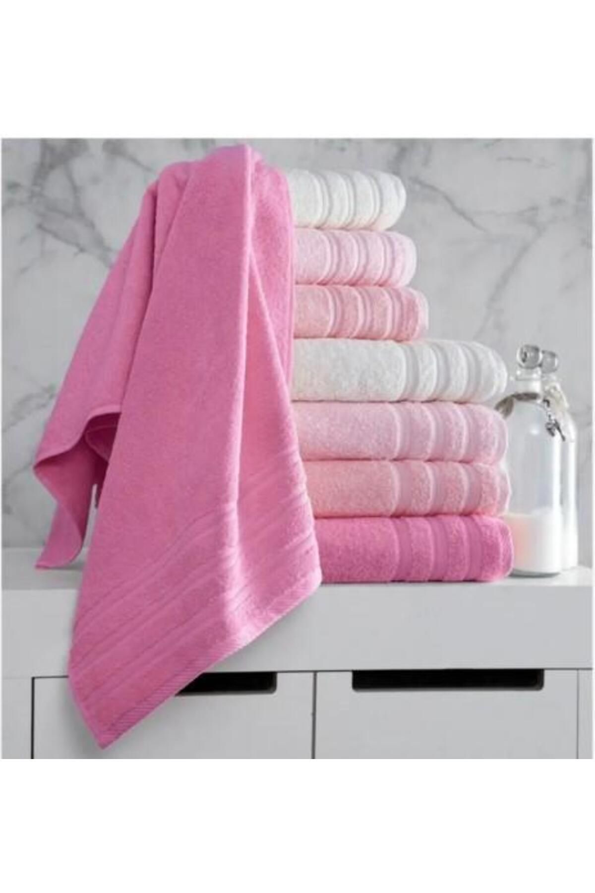feifei 70X140 4´Lü Havlu Seti Pembe