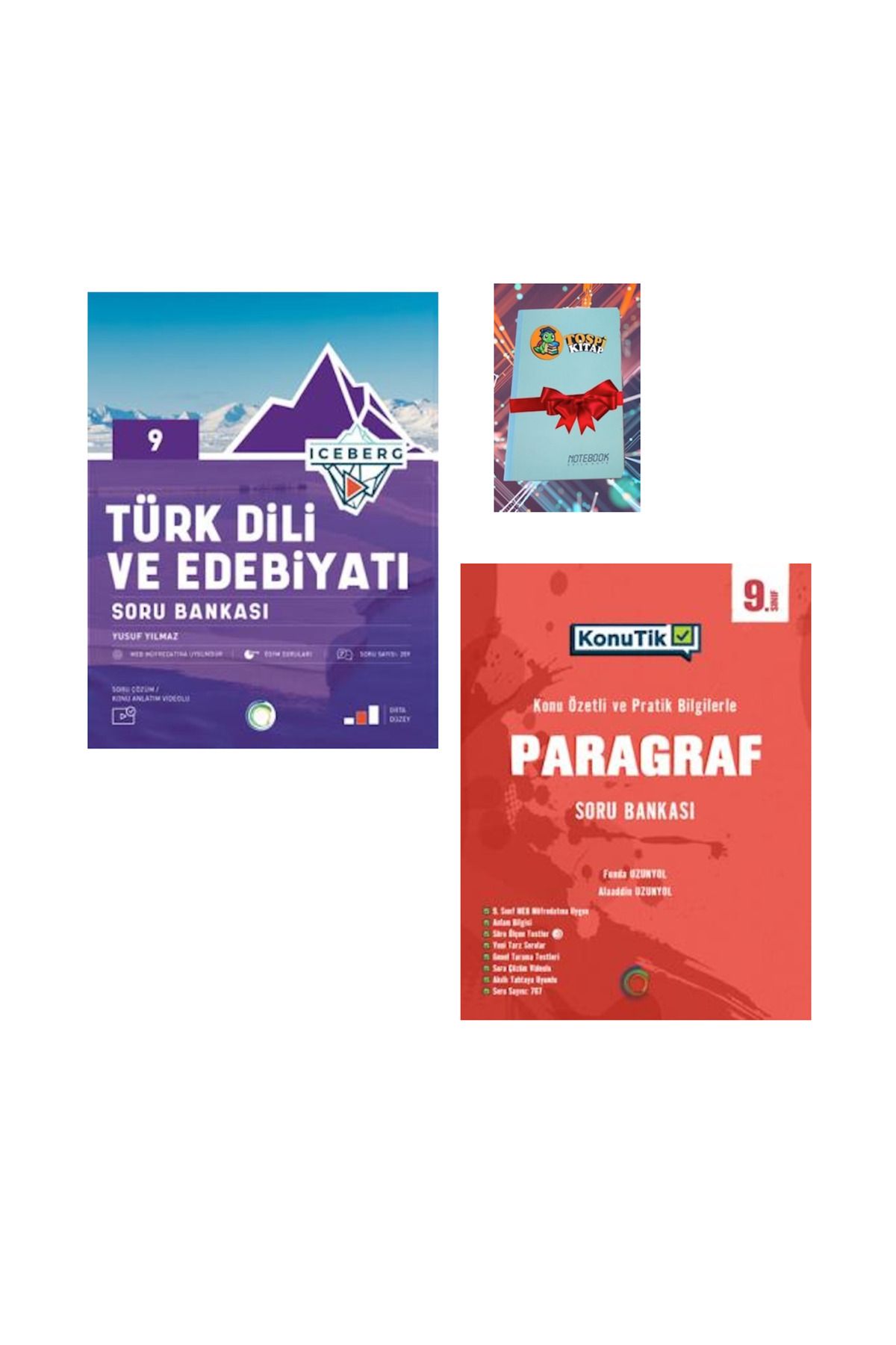 Okyanus Yayınları 9. Sınıf Iceberg EDEBİYAT + PARAGRAF Soru Bankası (NOT DEFTERİ HEDİYEE) TOSPK023