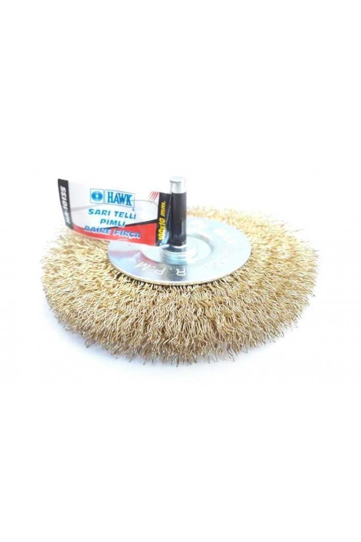 feifei Ha10135 Pimli Sarı Tel Daire Fırça 100X10 Mm