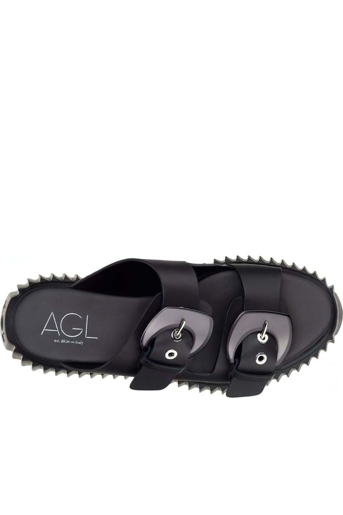 AGL-Black Slippers Womens Shoes 4