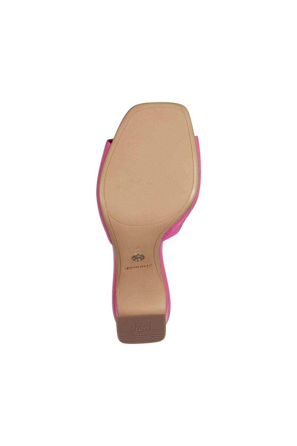 Tamaris-Pink Mules Womens Shoes 4