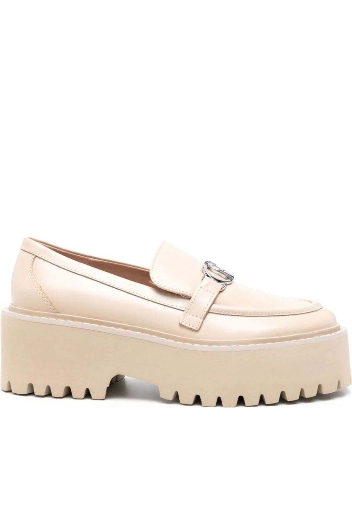 Liu Jo-Beige Moccasins Womens Shoes 2