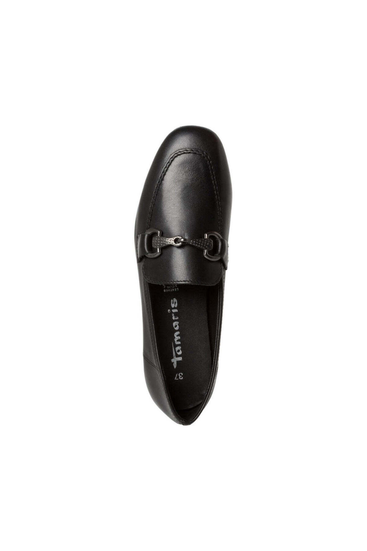 Tamaris-Black Loafers Womens Shoes 4