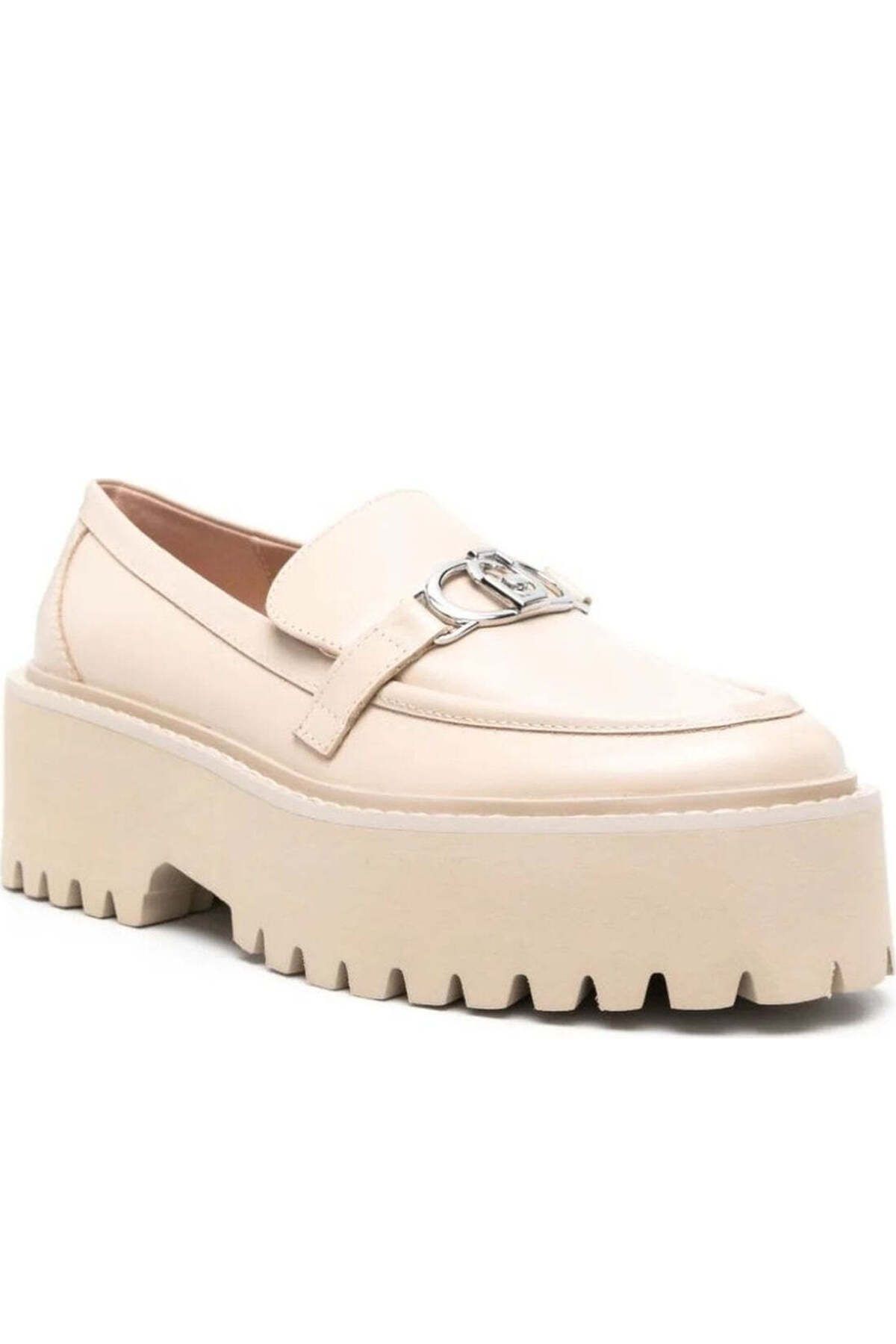 Liu Jo-Beige Moccasins Womens Shoes 1