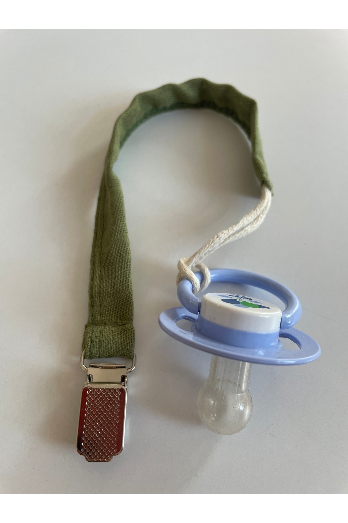 runbaby Yeşil Renk Müslin Emzik Askısı fotoğrafı 3 (önizleme)