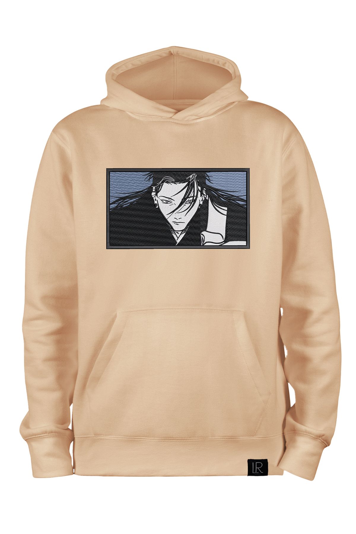 Loviras Suguru Geto Nakışlı Oversize Unisex Hoodie – Jujutsu Kaisen Anime Kapüşonlu Embroidery Sweatshirt